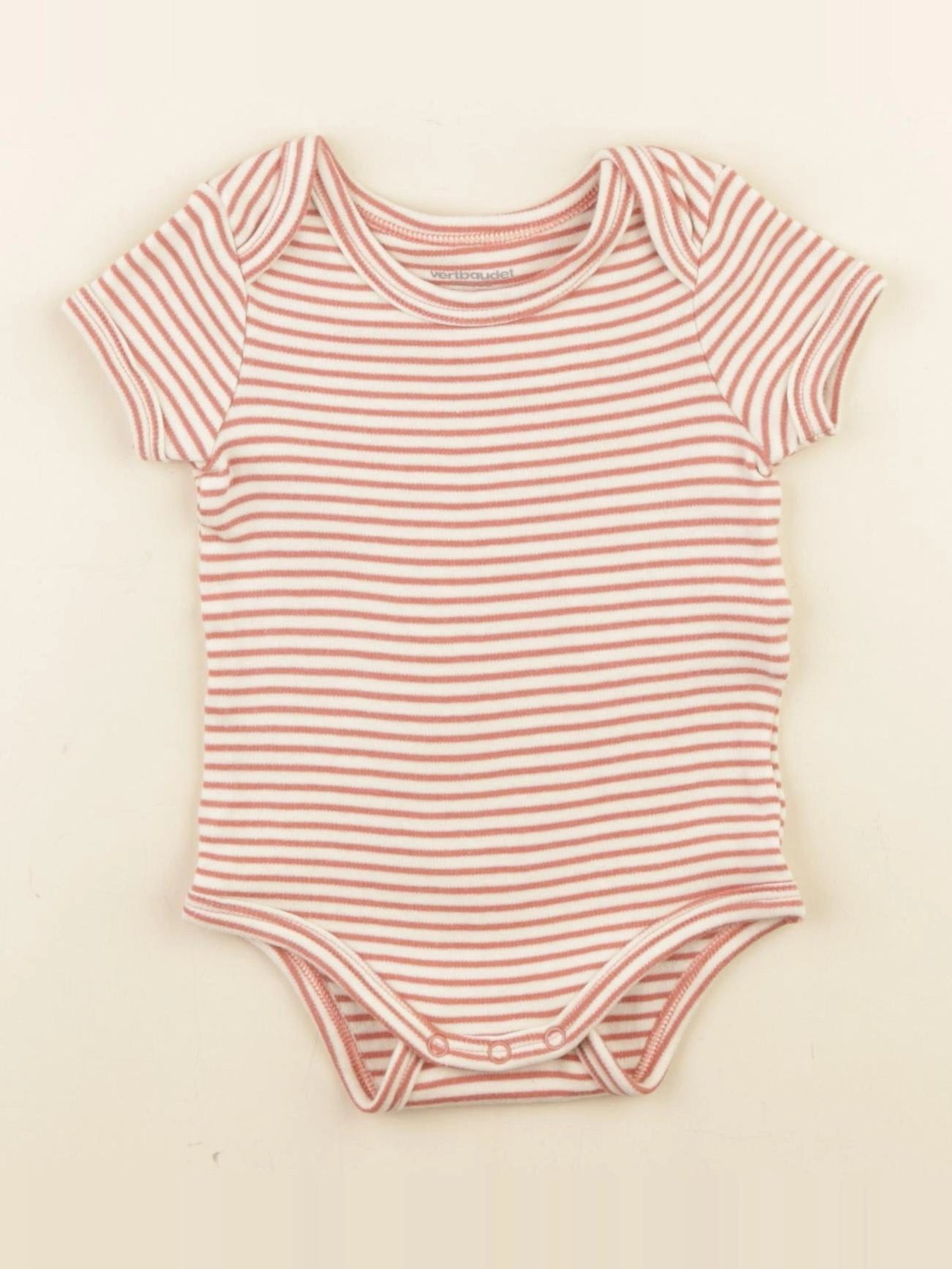 Vertbaudet - body beige - 6 mois