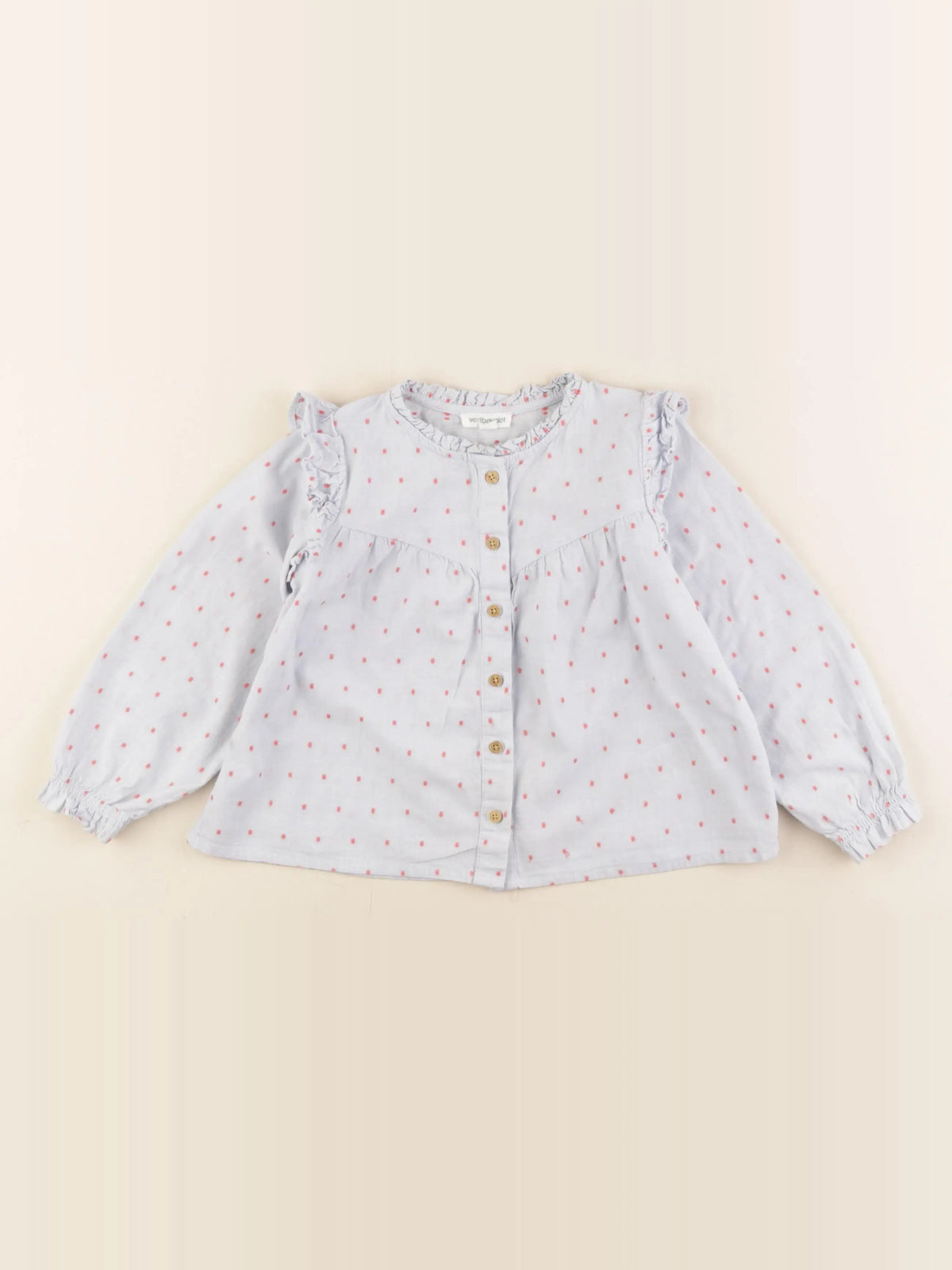 Vertbaudet - blouse bleu - 3 ans