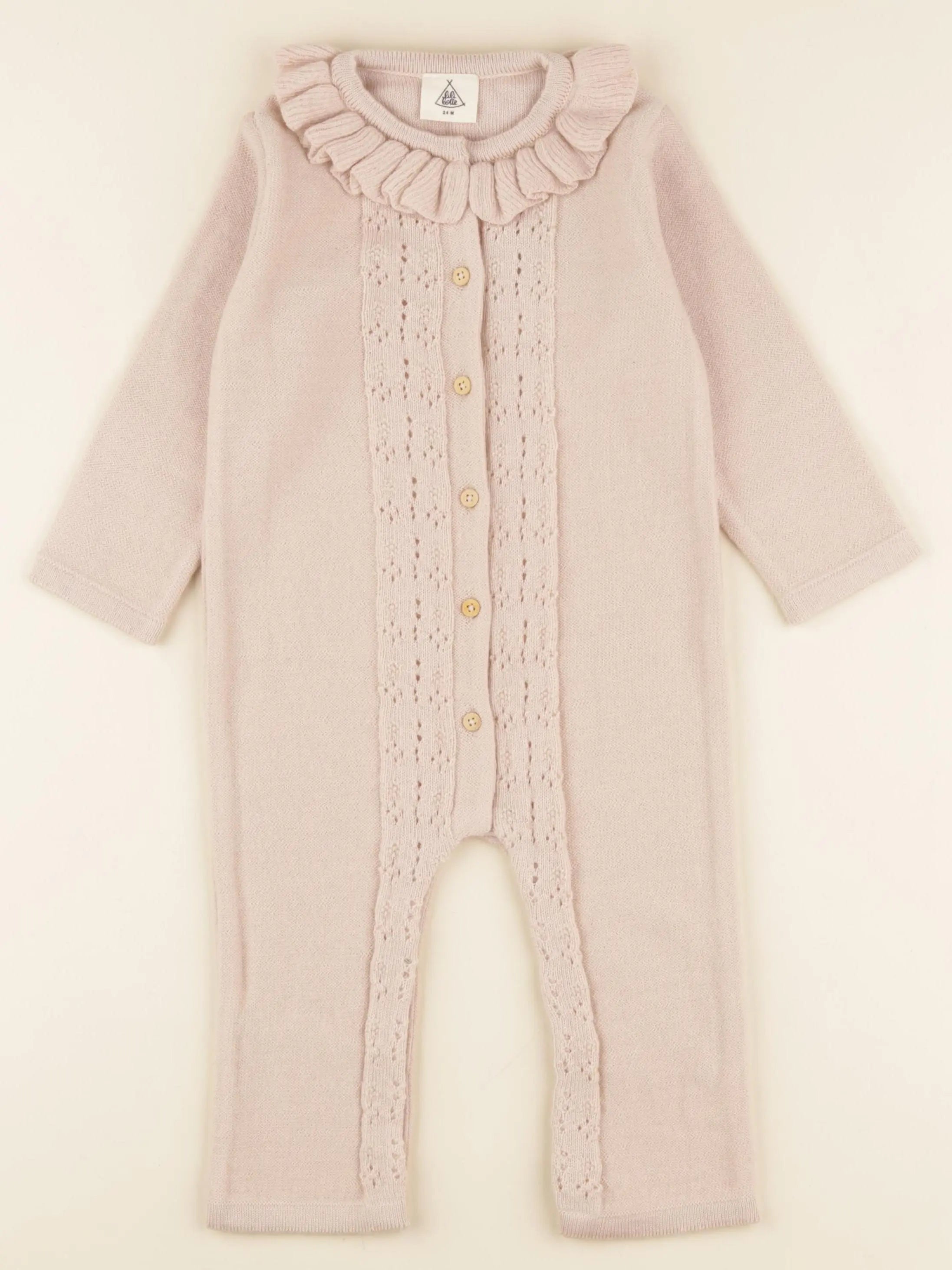 Combinaison Ernestine rose poudré