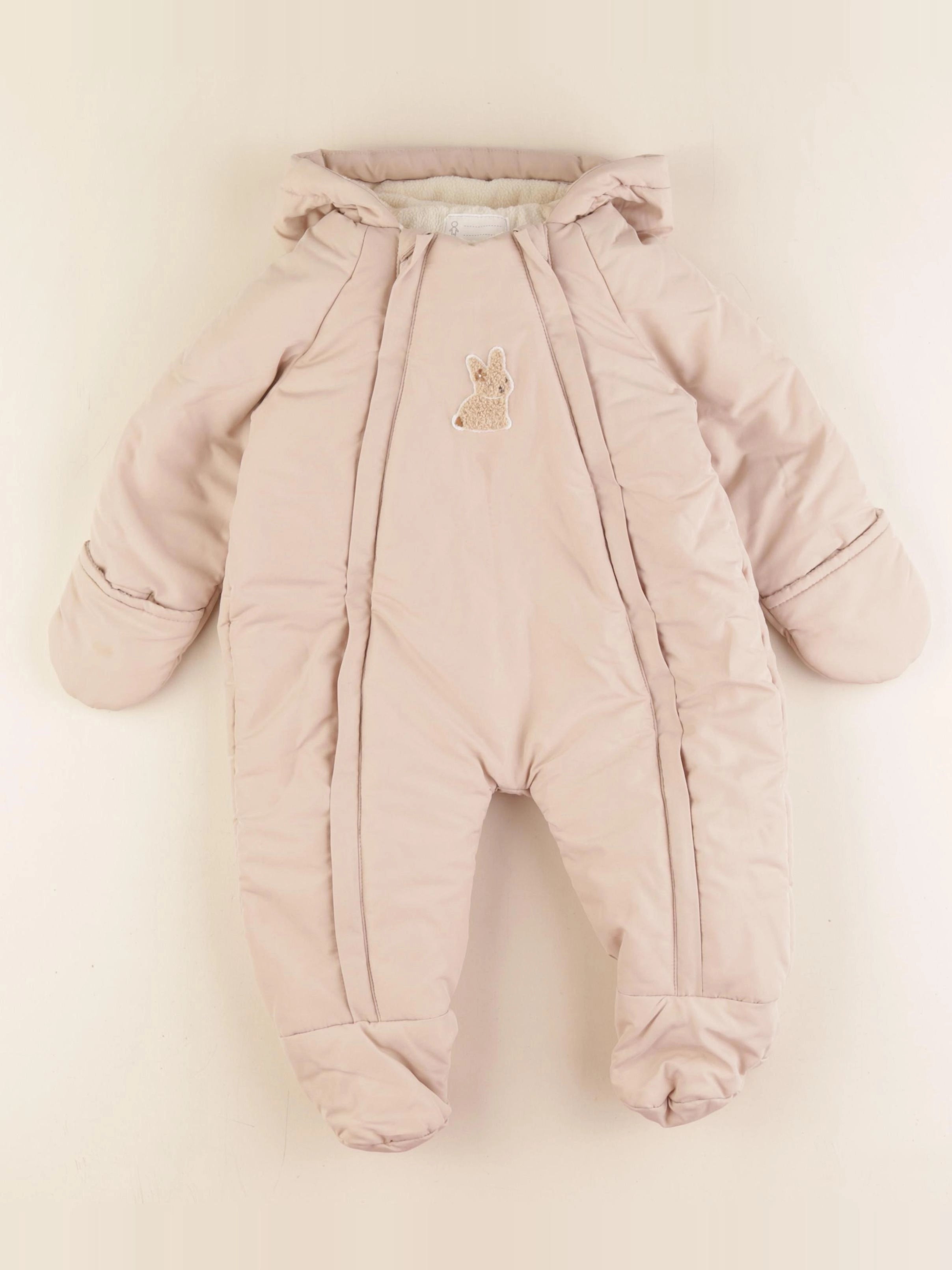 Vertbaudet - combi-pilote beige - 12 mois