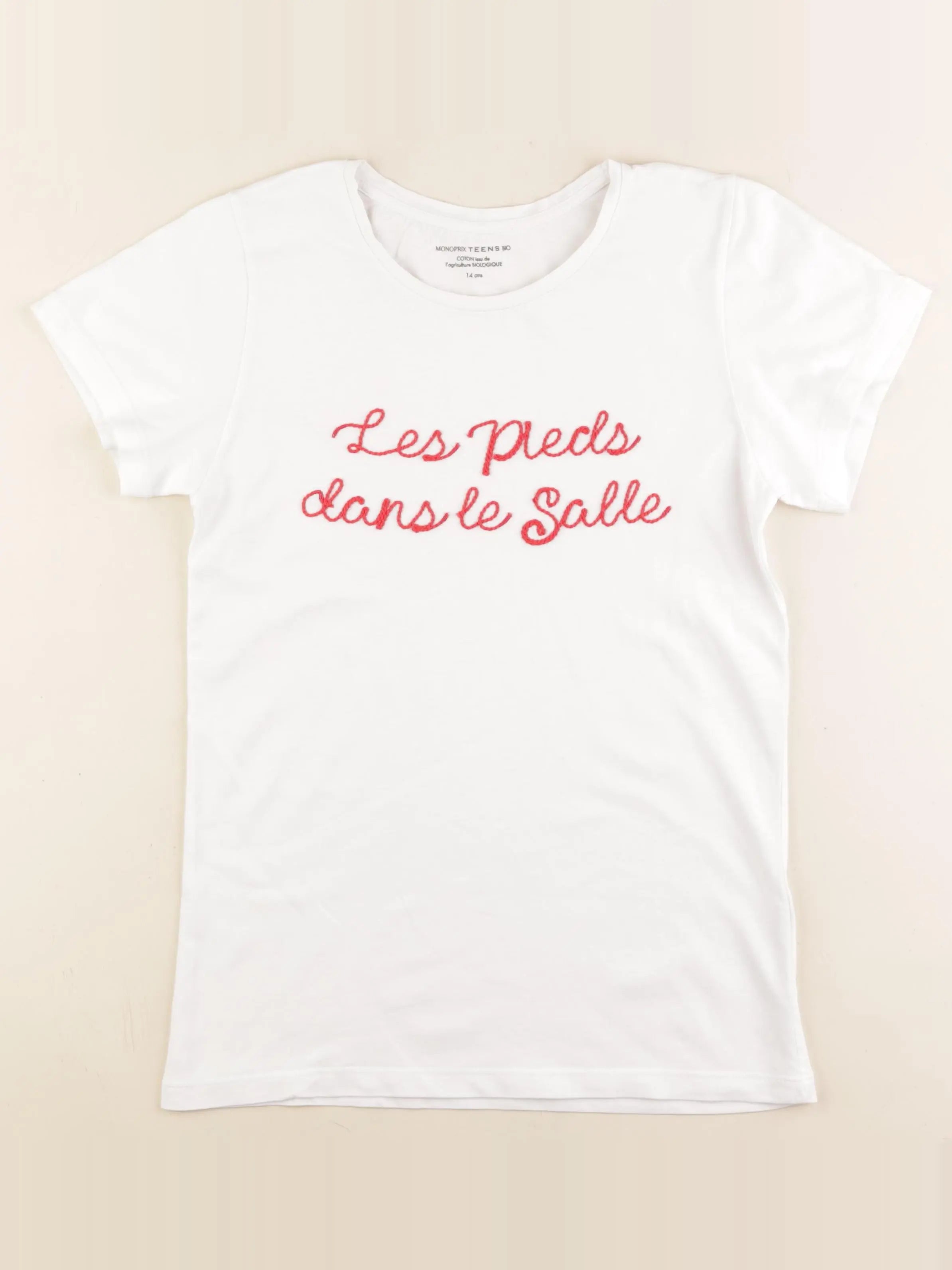 Monoprix - tee-shirt blanc - 14 ans