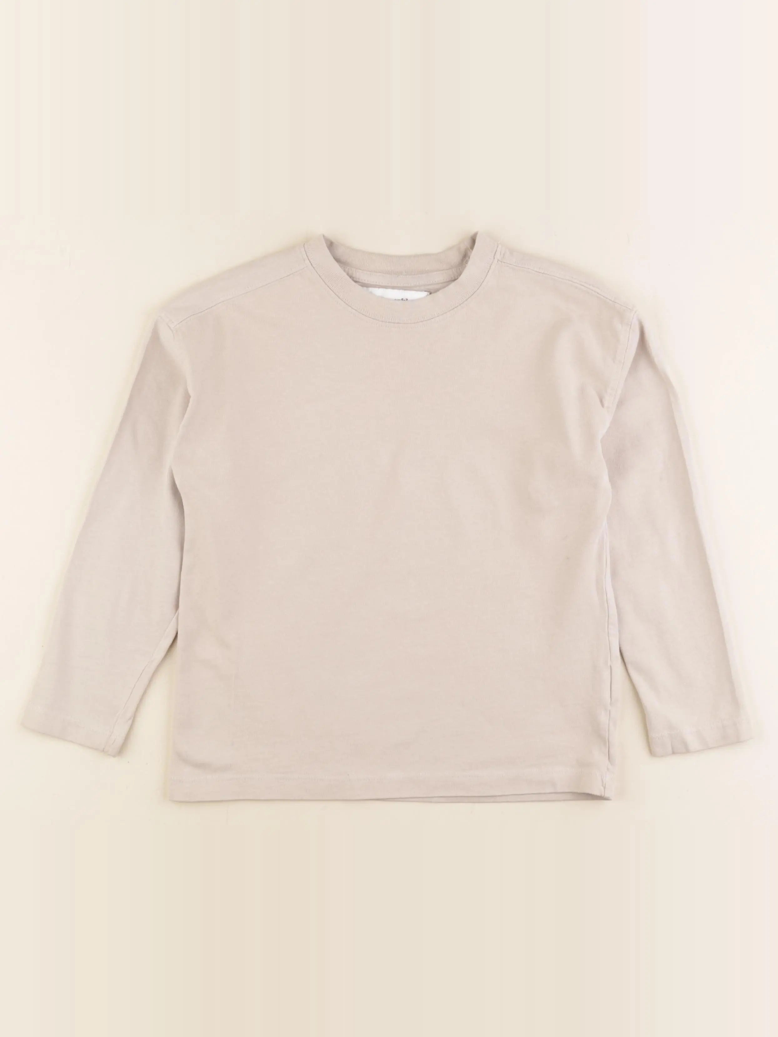 Zara - tee-shirt beige - 6/7 ans