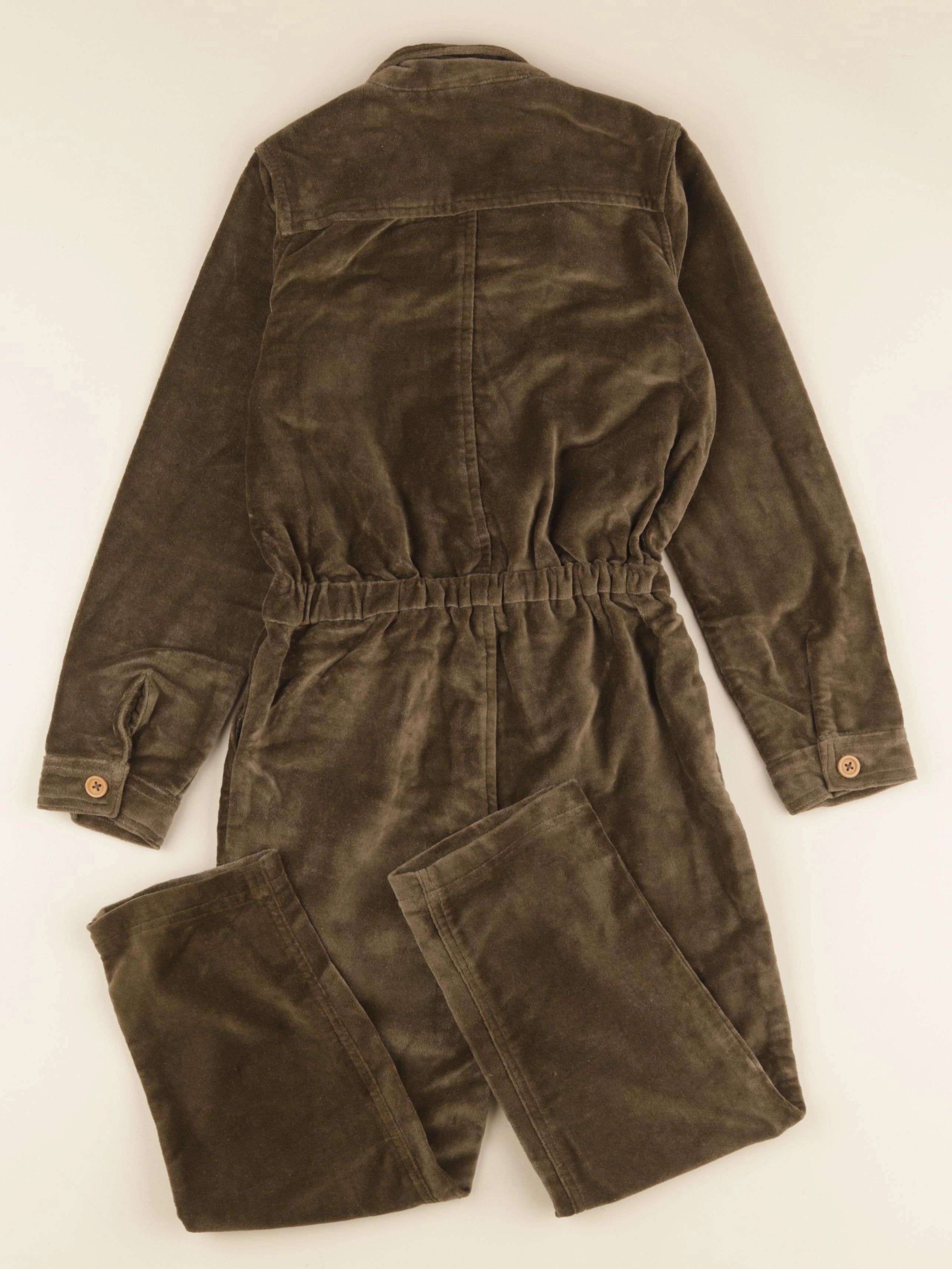 Combinaison Sophie velours fougère