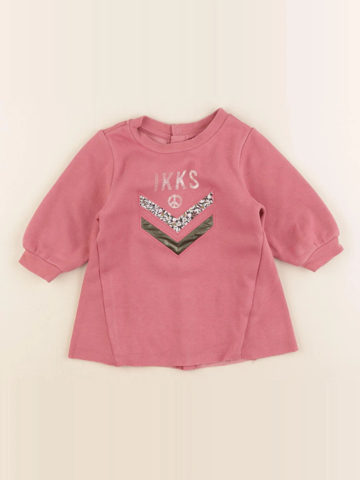 IKKS - robe rose - 6 mois