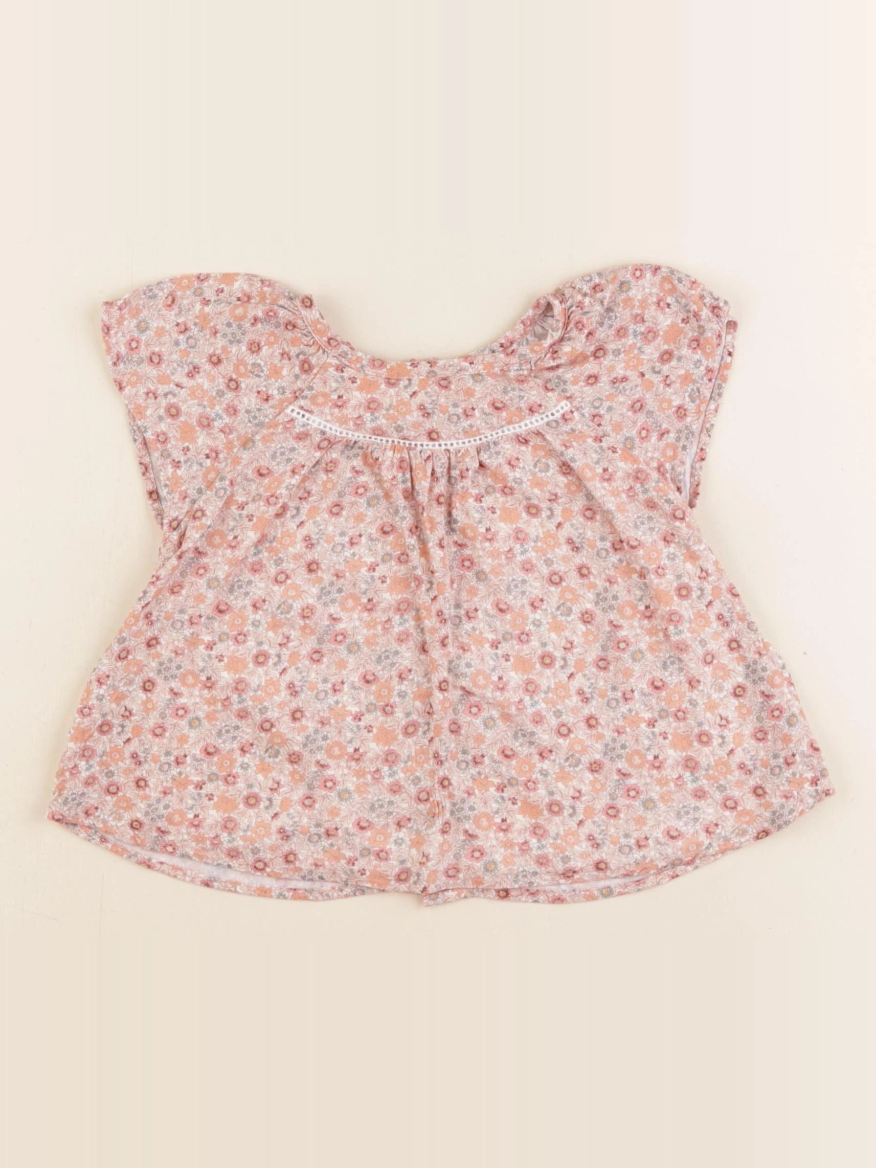 IKKS - blouse rose - 18 mois