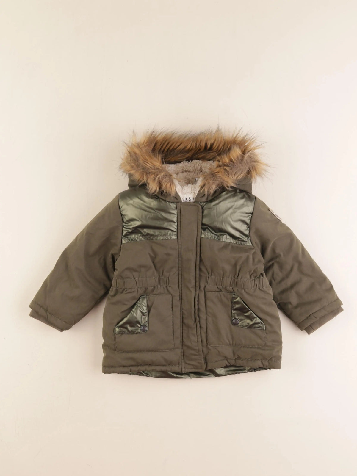 IKKS - parka vert - 18 mois