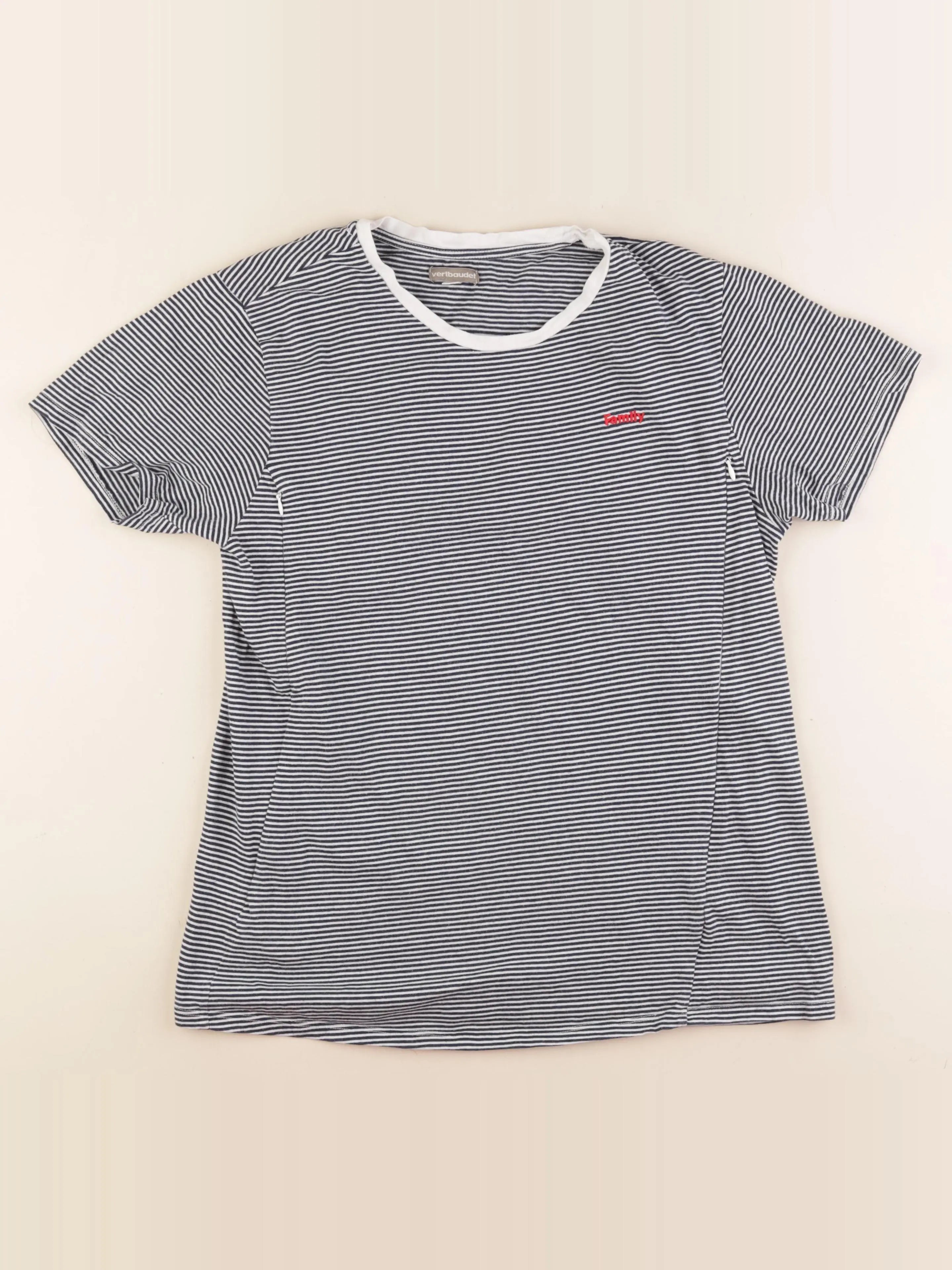 Vertbaudet - tee-shirt grossesse, allaitement bleu - 38 à 40