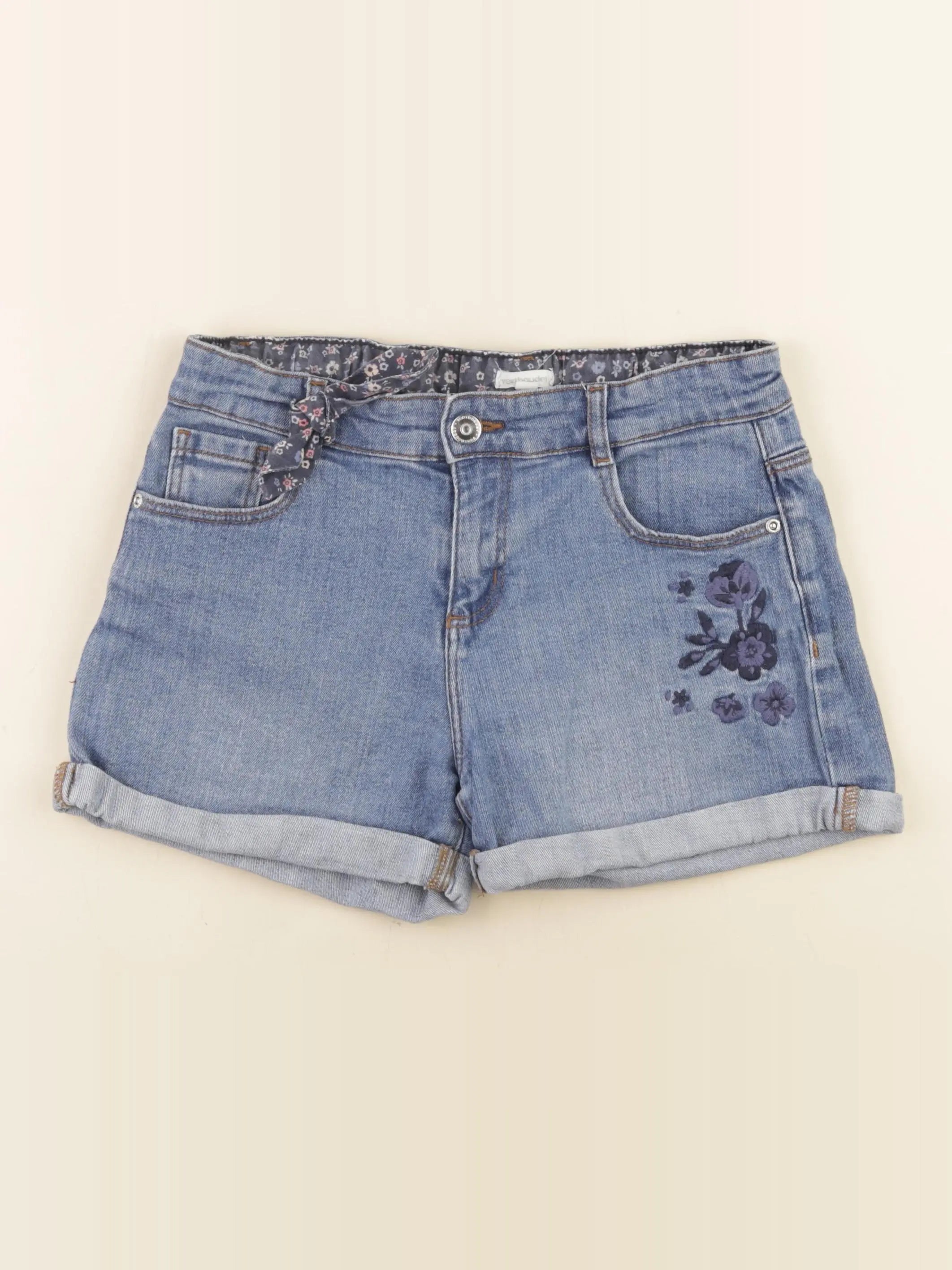 Vertbaudet - short bleu - 14 ans
