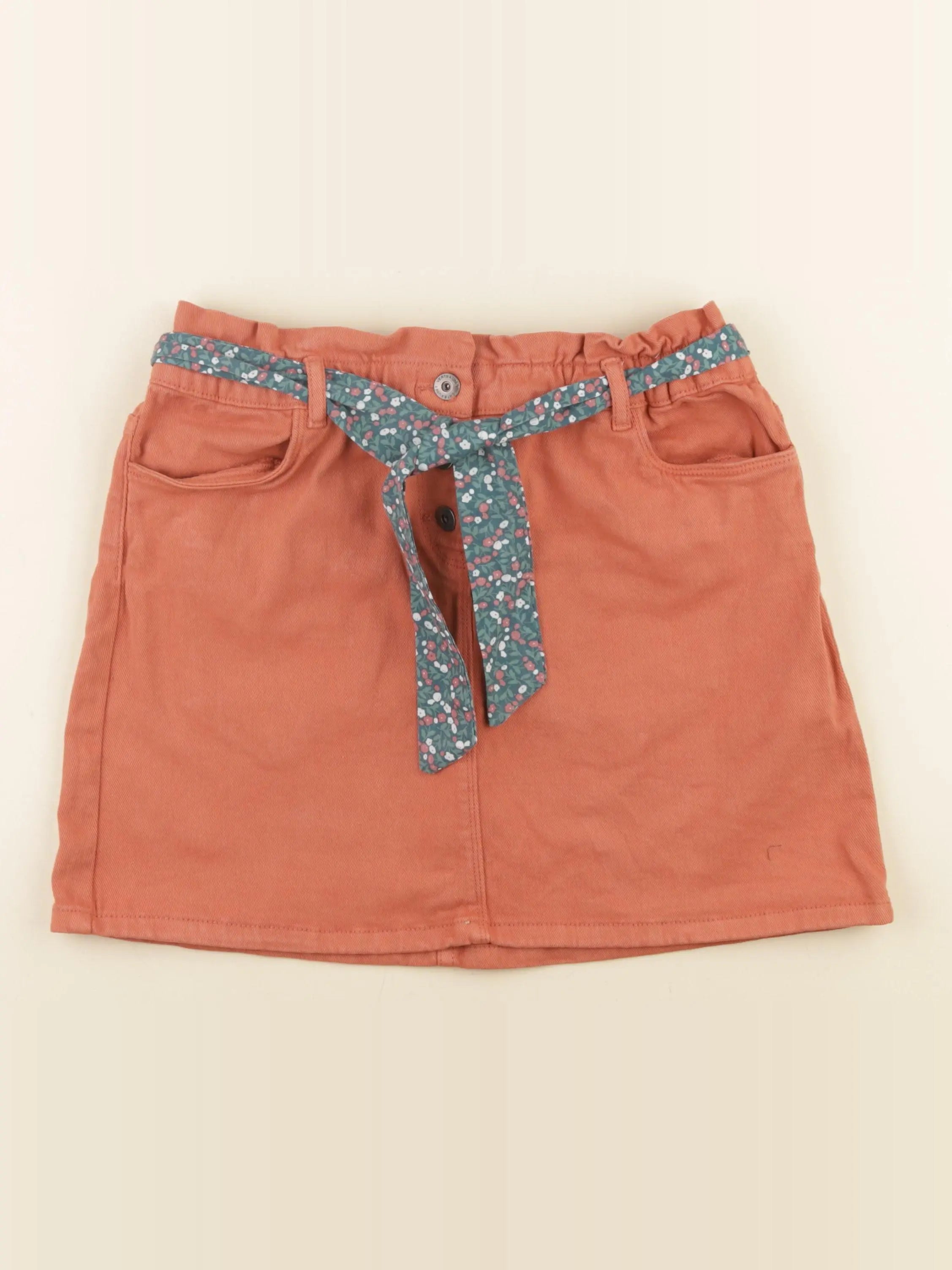 Vertbaudet - jupe orange - 14 ans