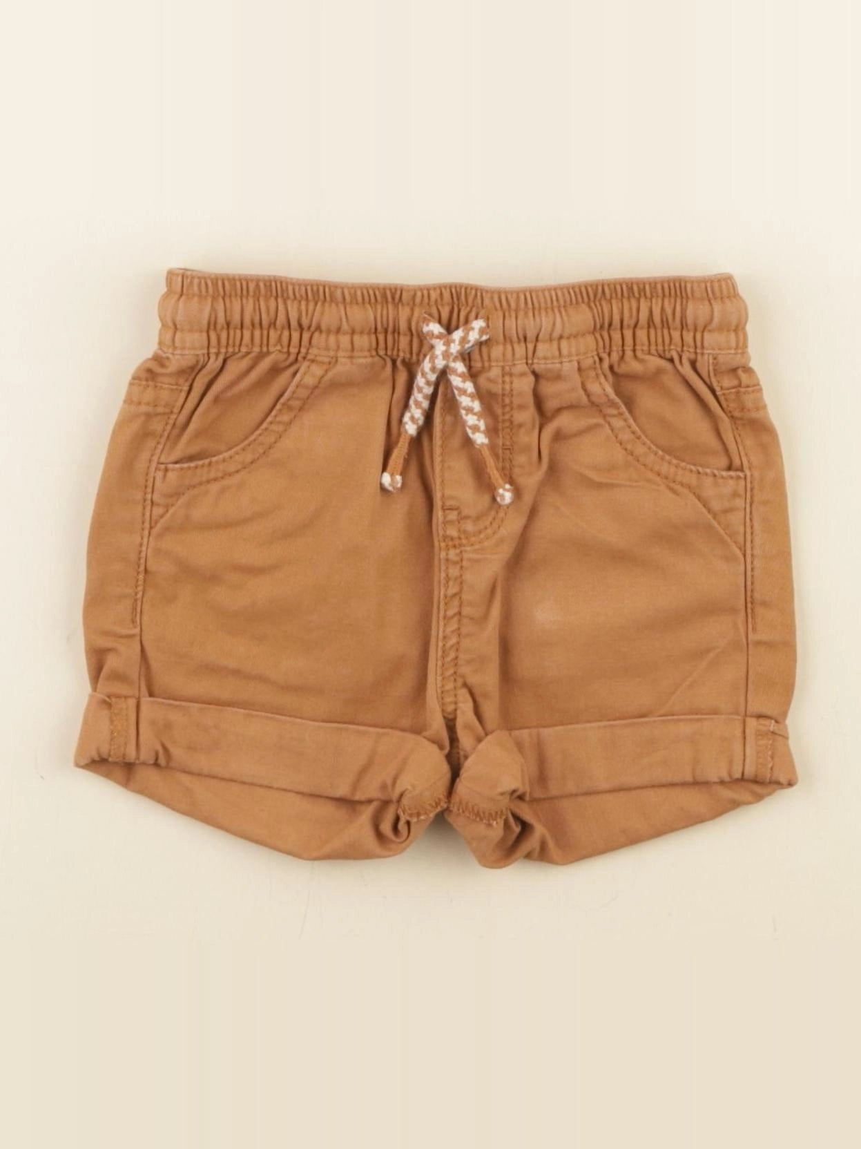 Vertbaudet - short marron - 12 mois