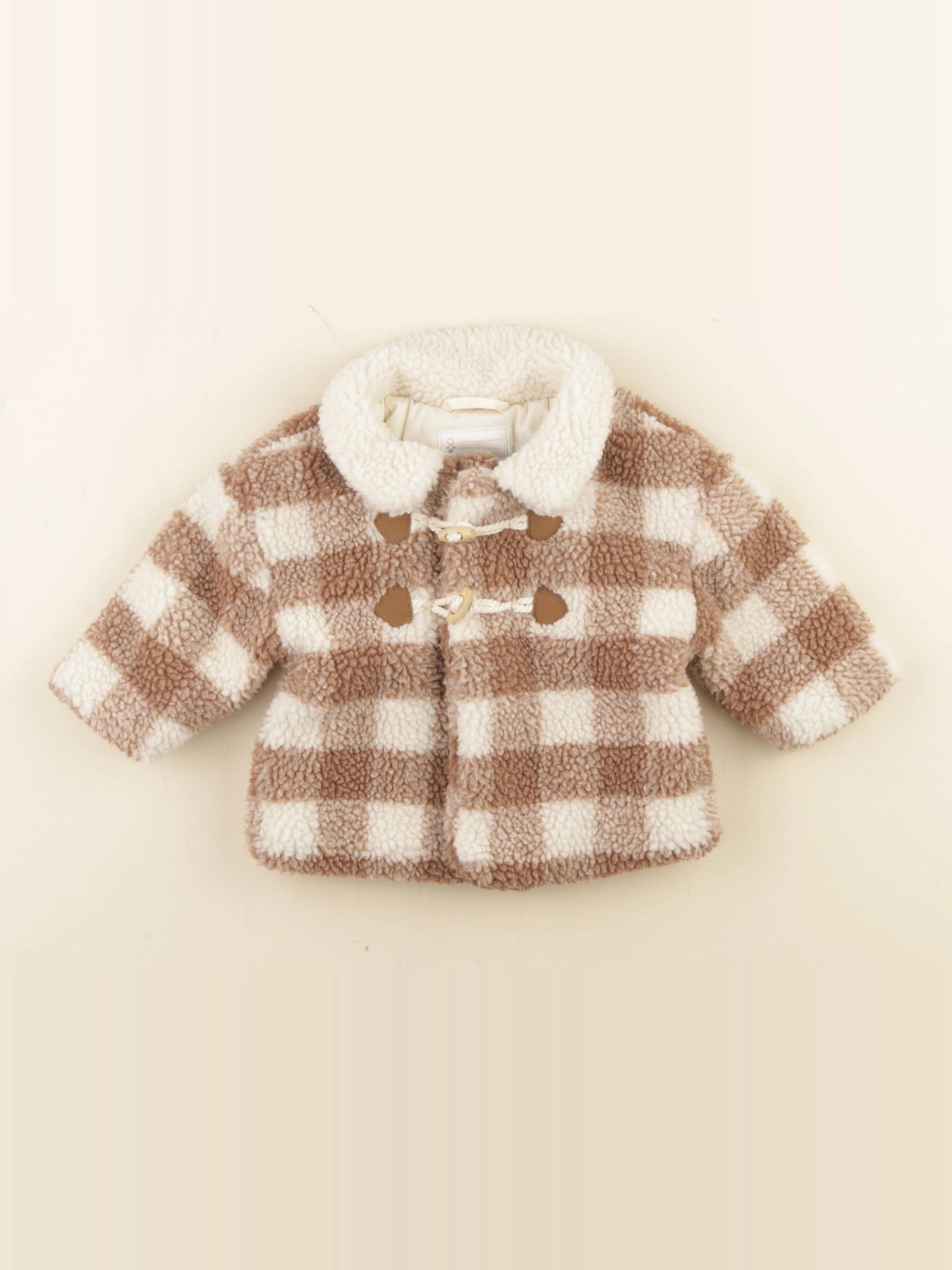 Vertbaudet - veste marron - 6 mois