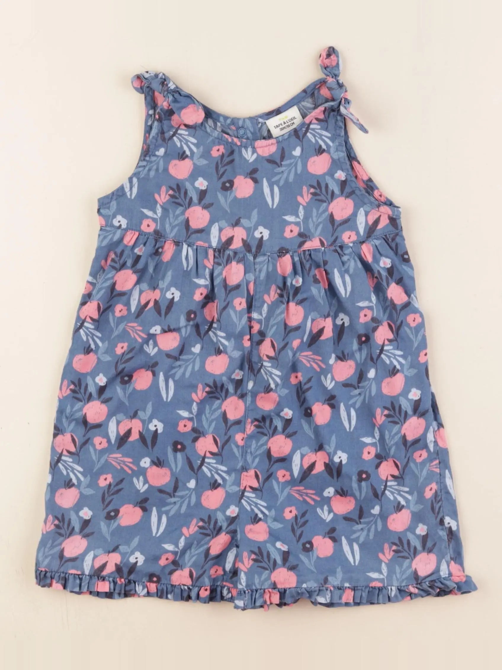 Tape à l'oeil - robe bleu - 36 mois