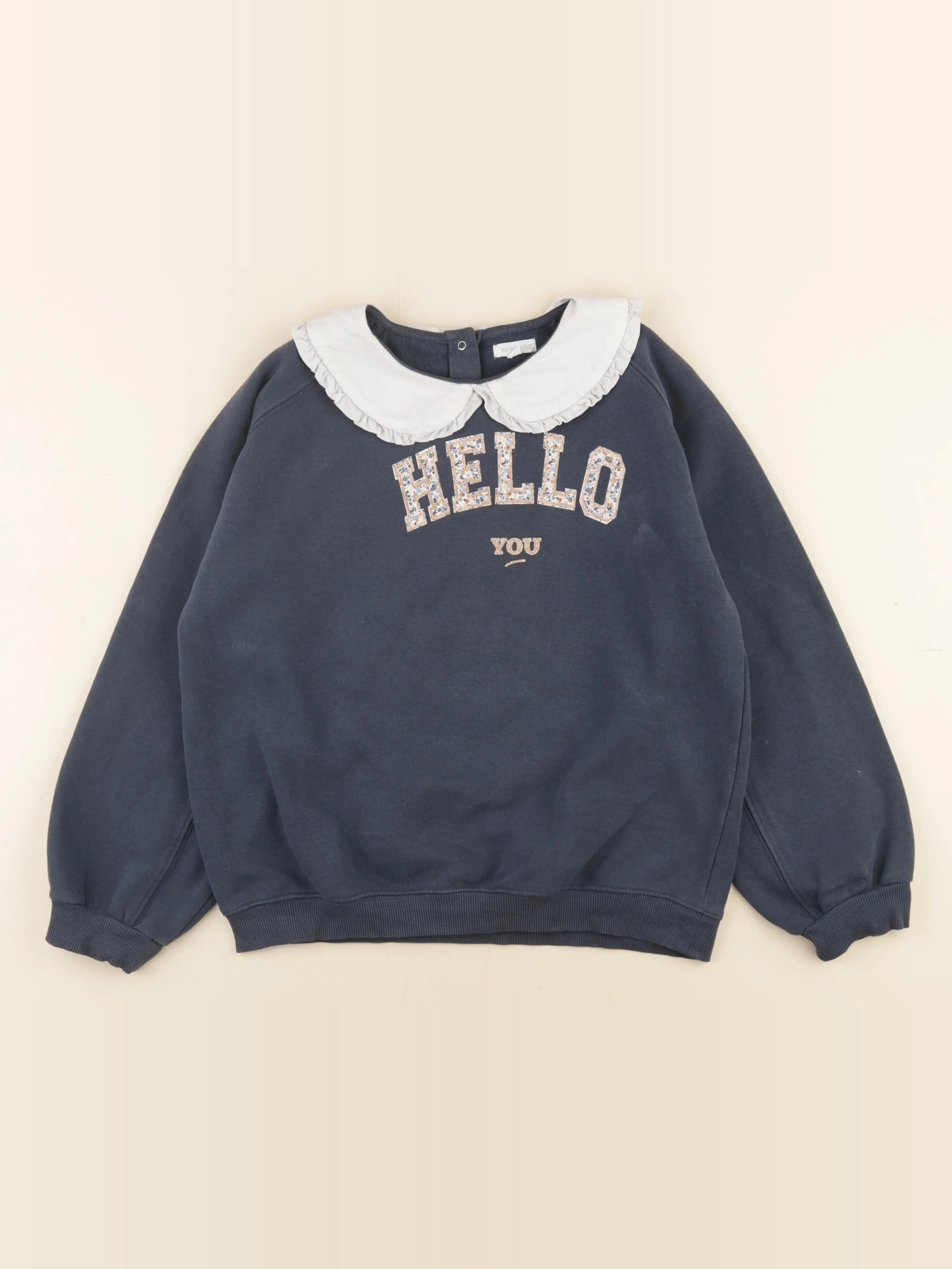 Vertbaudet - sweat bleu - 14 ans