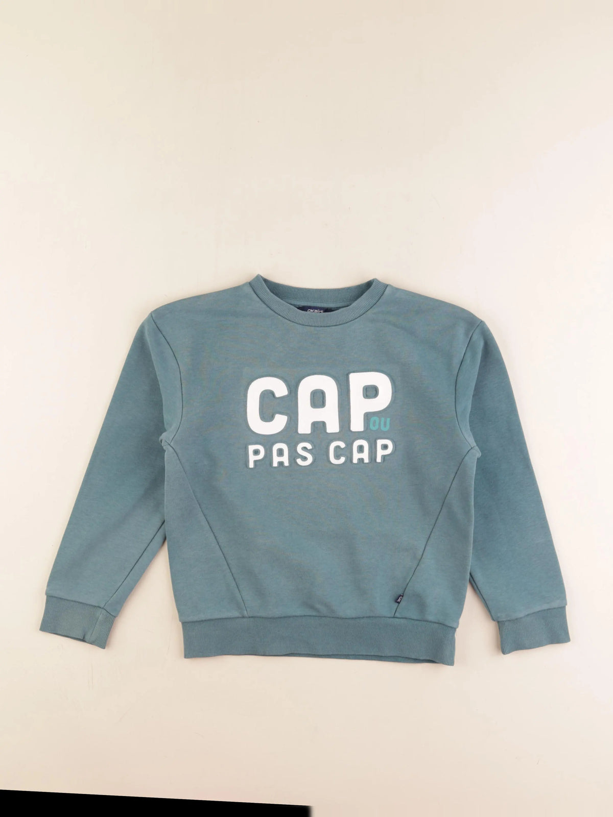 Okaidi - sweat vert - 8 ans