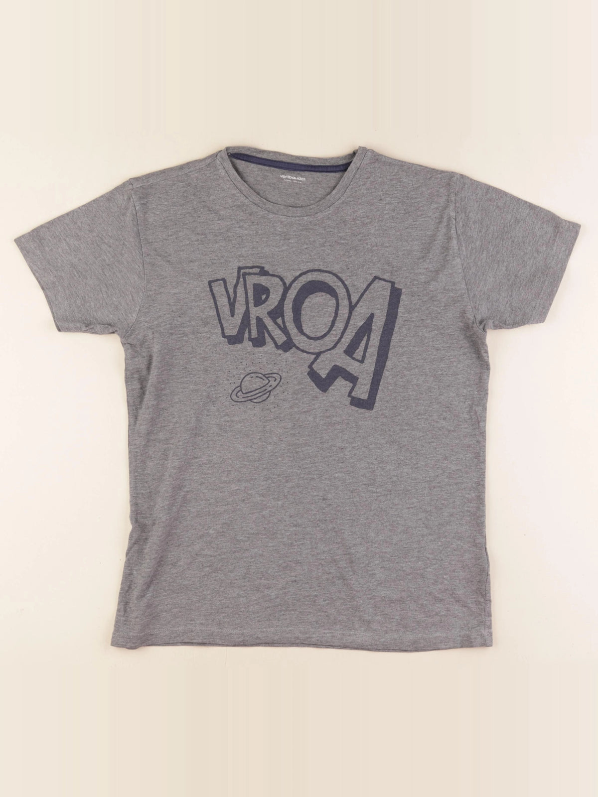 Vertbaudet - tee-shirt gris - 14 ans