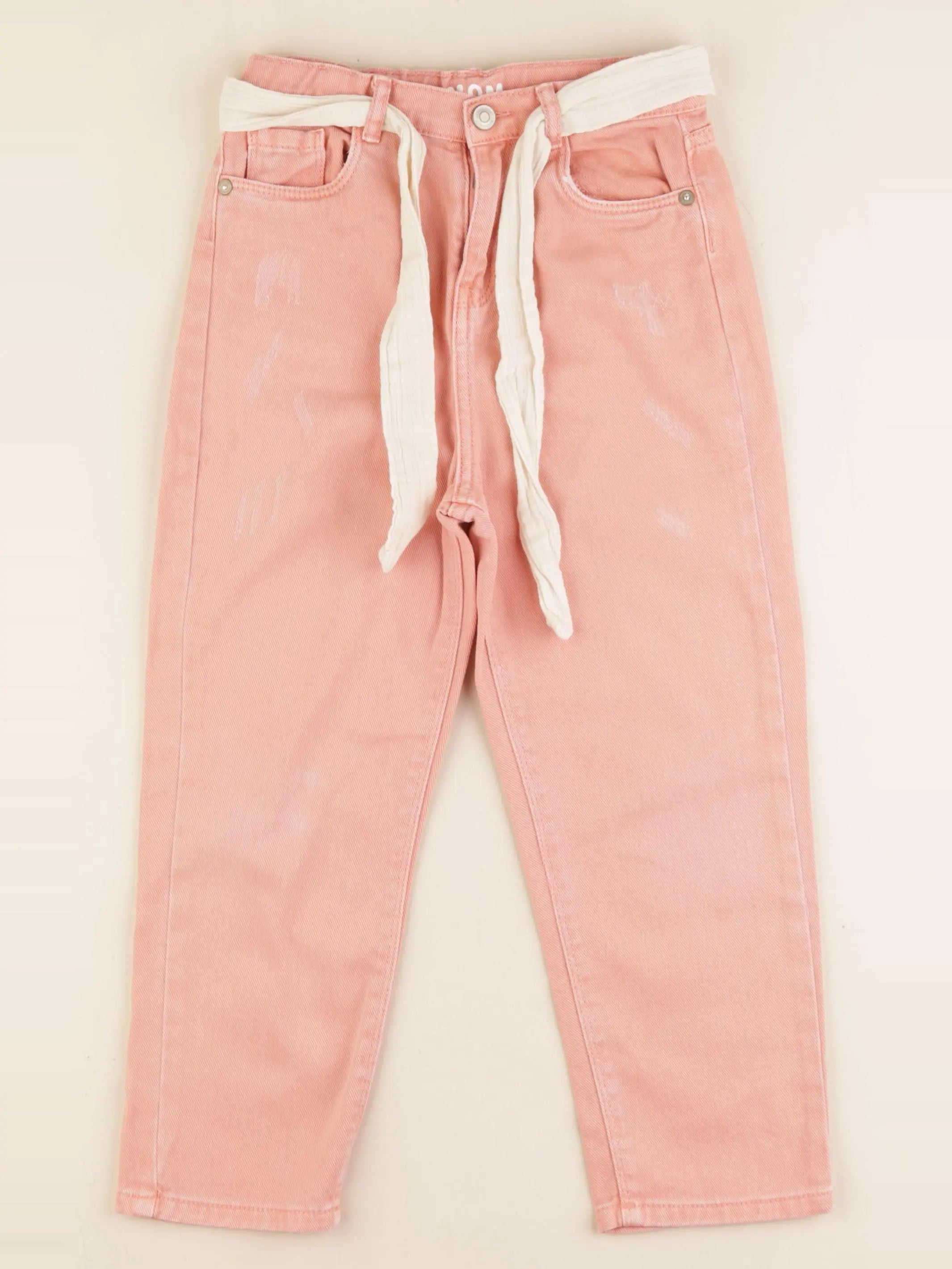 Vertbaudet - jean rose - 7 ans