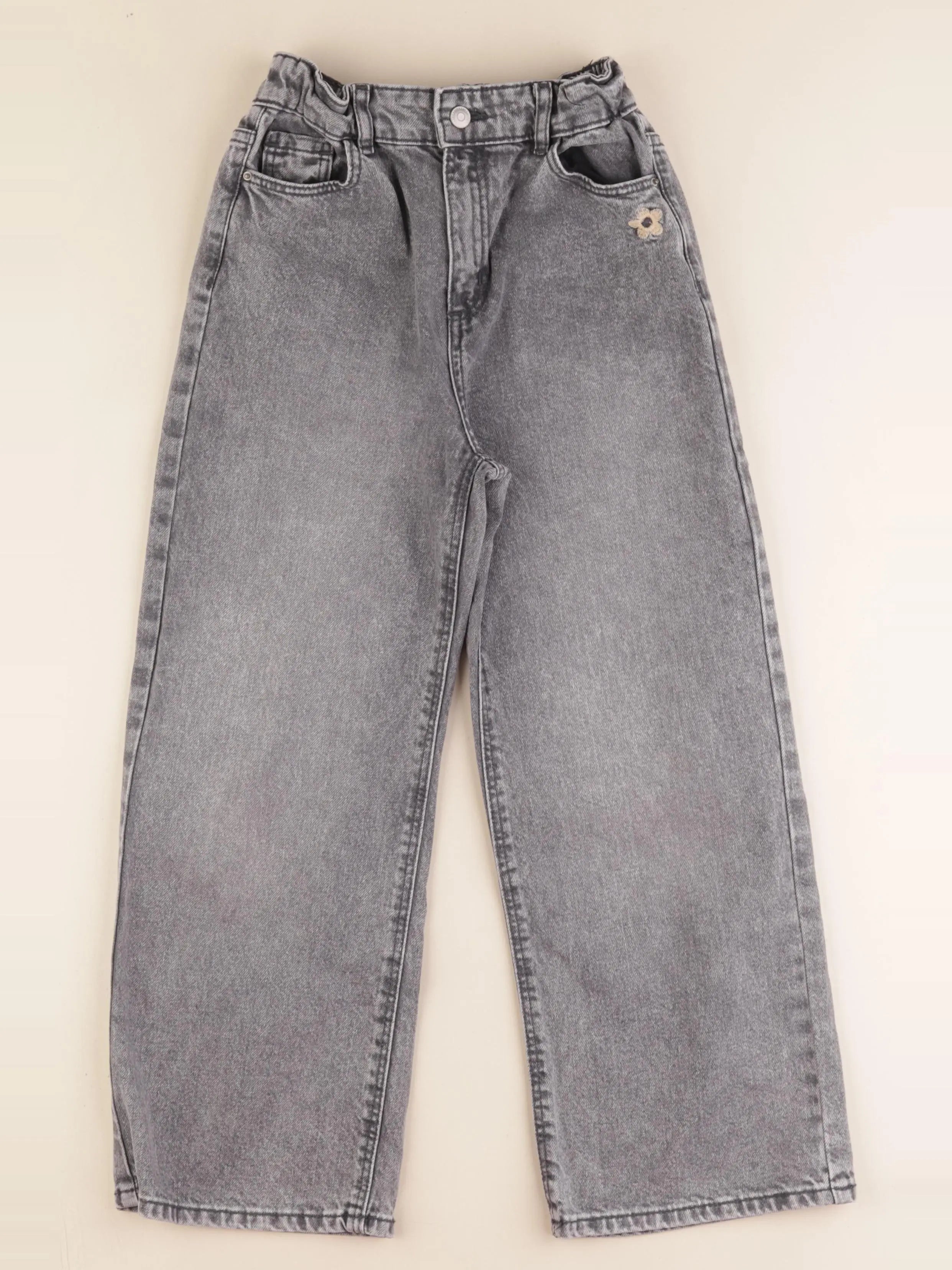 Vertbaudet - jean gris - 9 ans