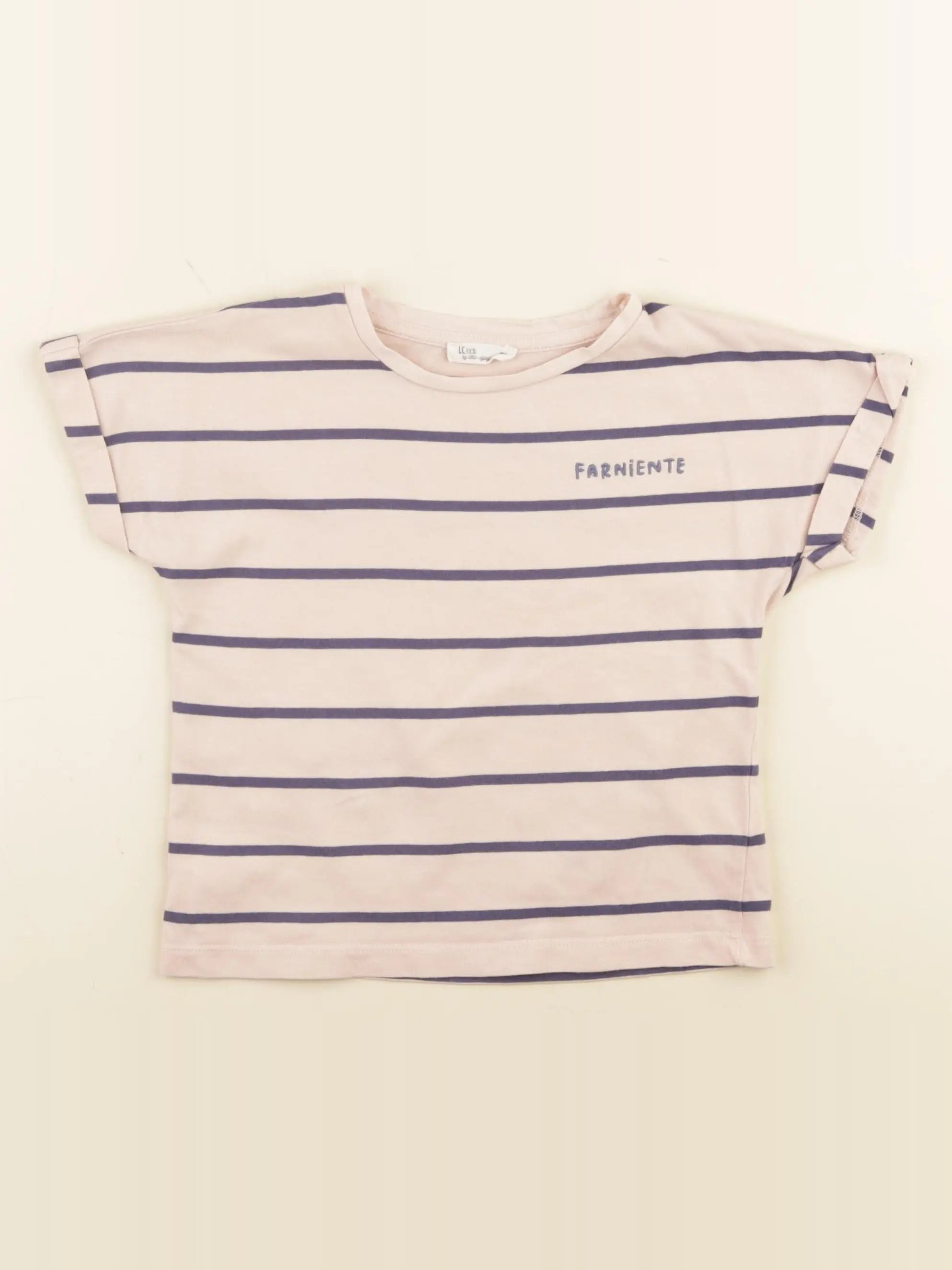 Little Cigogne - tee-shirt rose - 2 ans