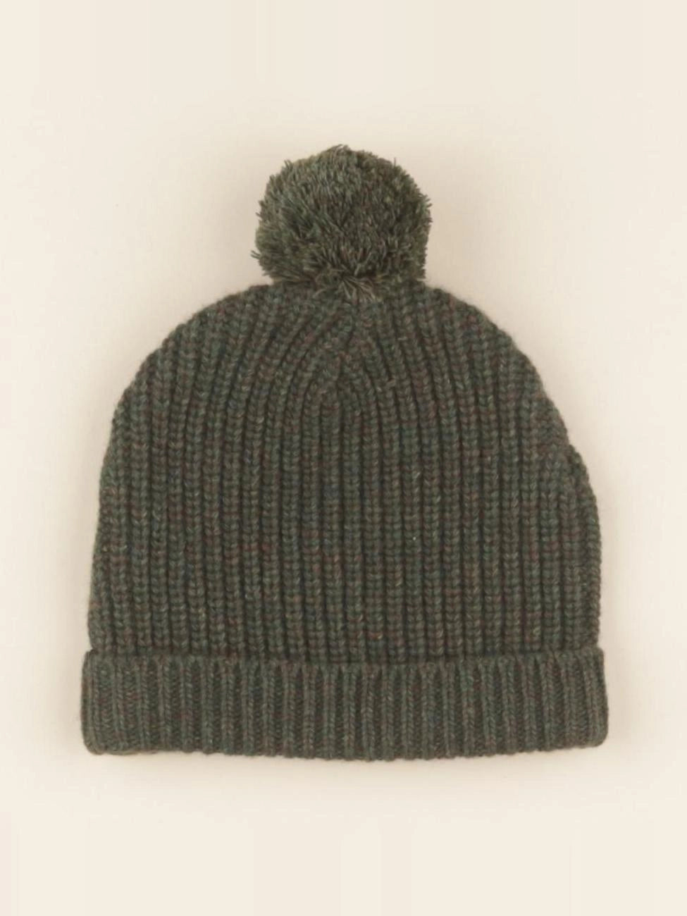 Bonnet Basile tricot kaki