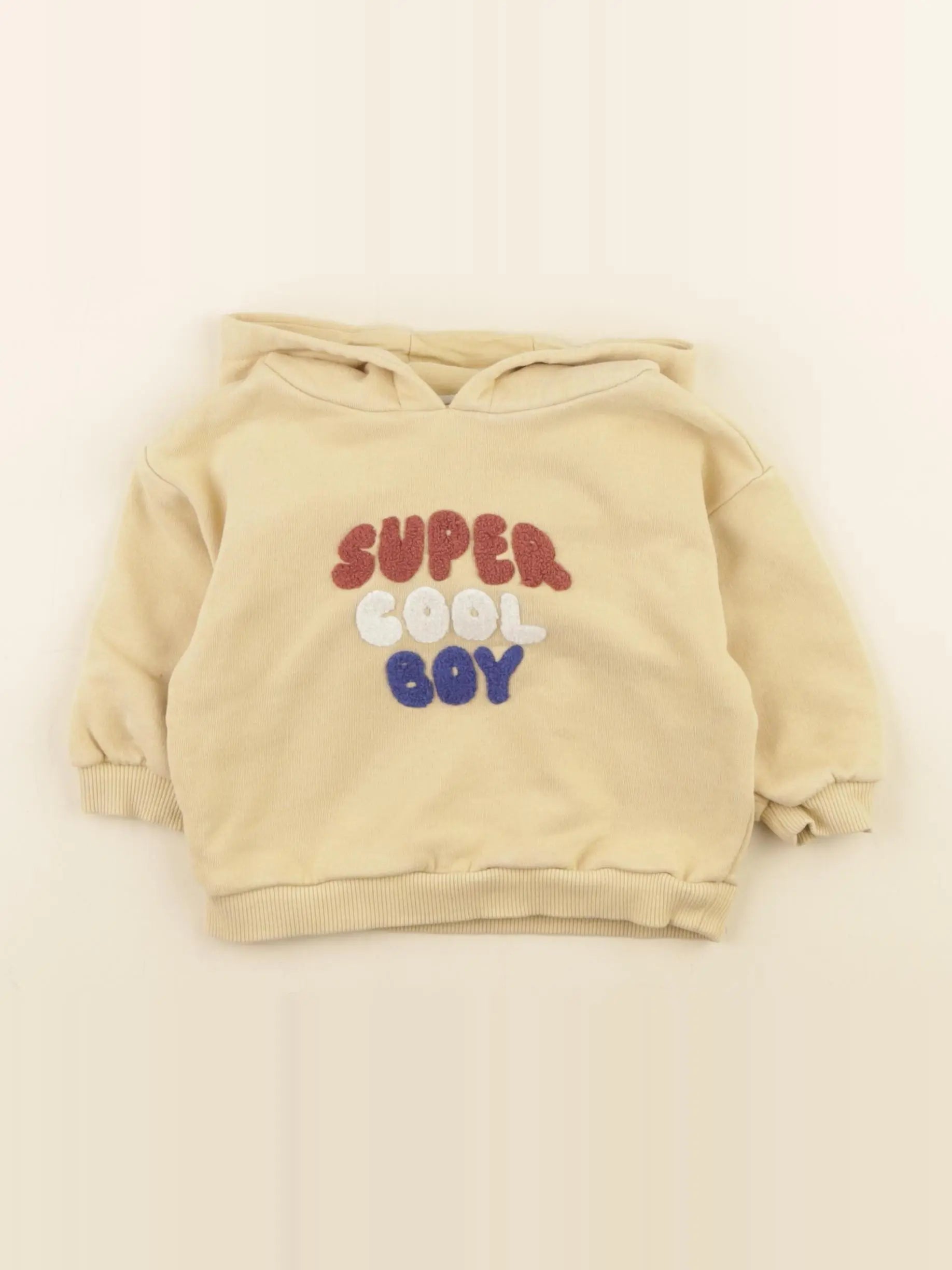 Vertbaudet - sweat jaune - 9 mois