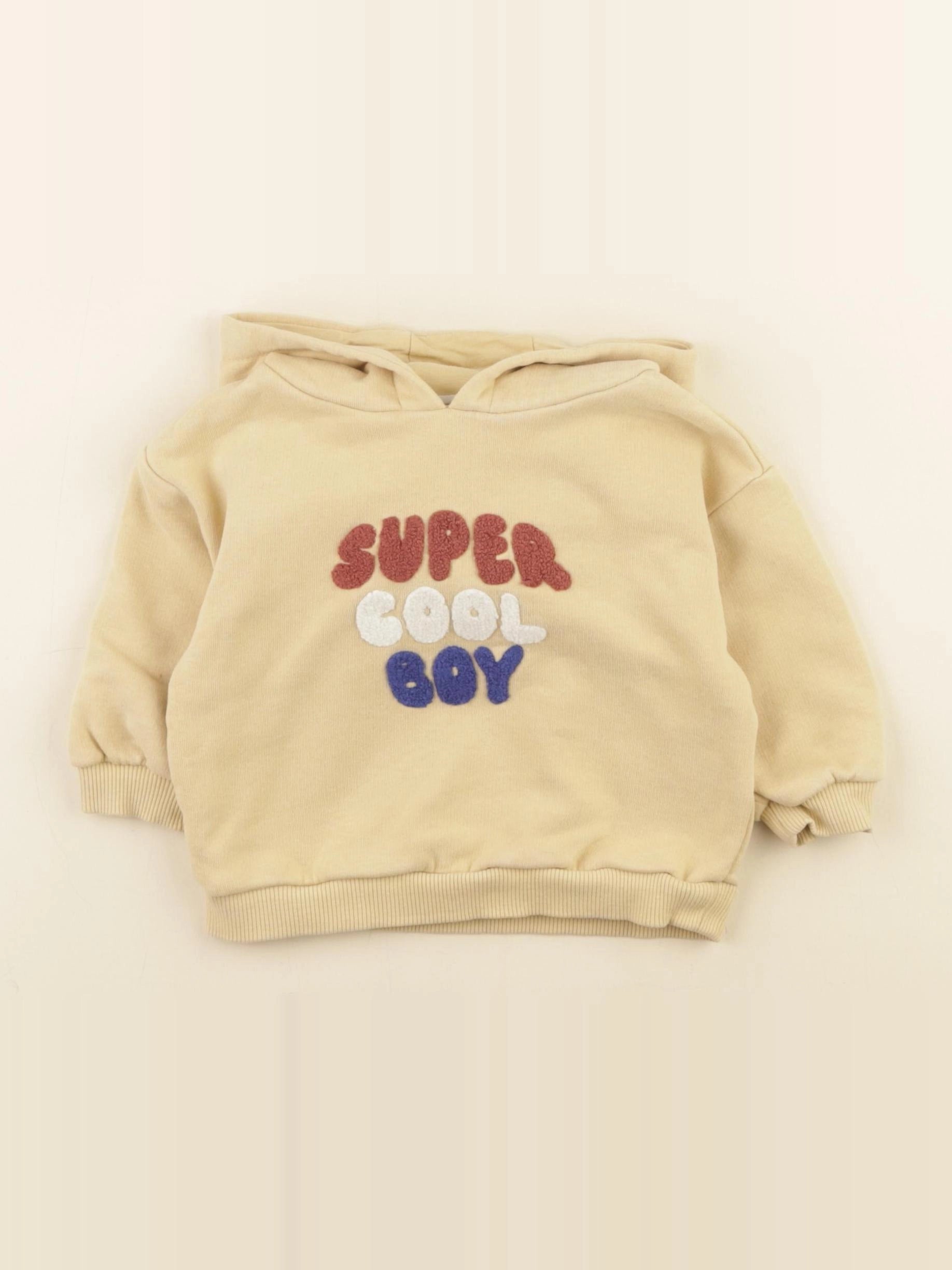 Vertbaudet - sweat jaune - 9 mois