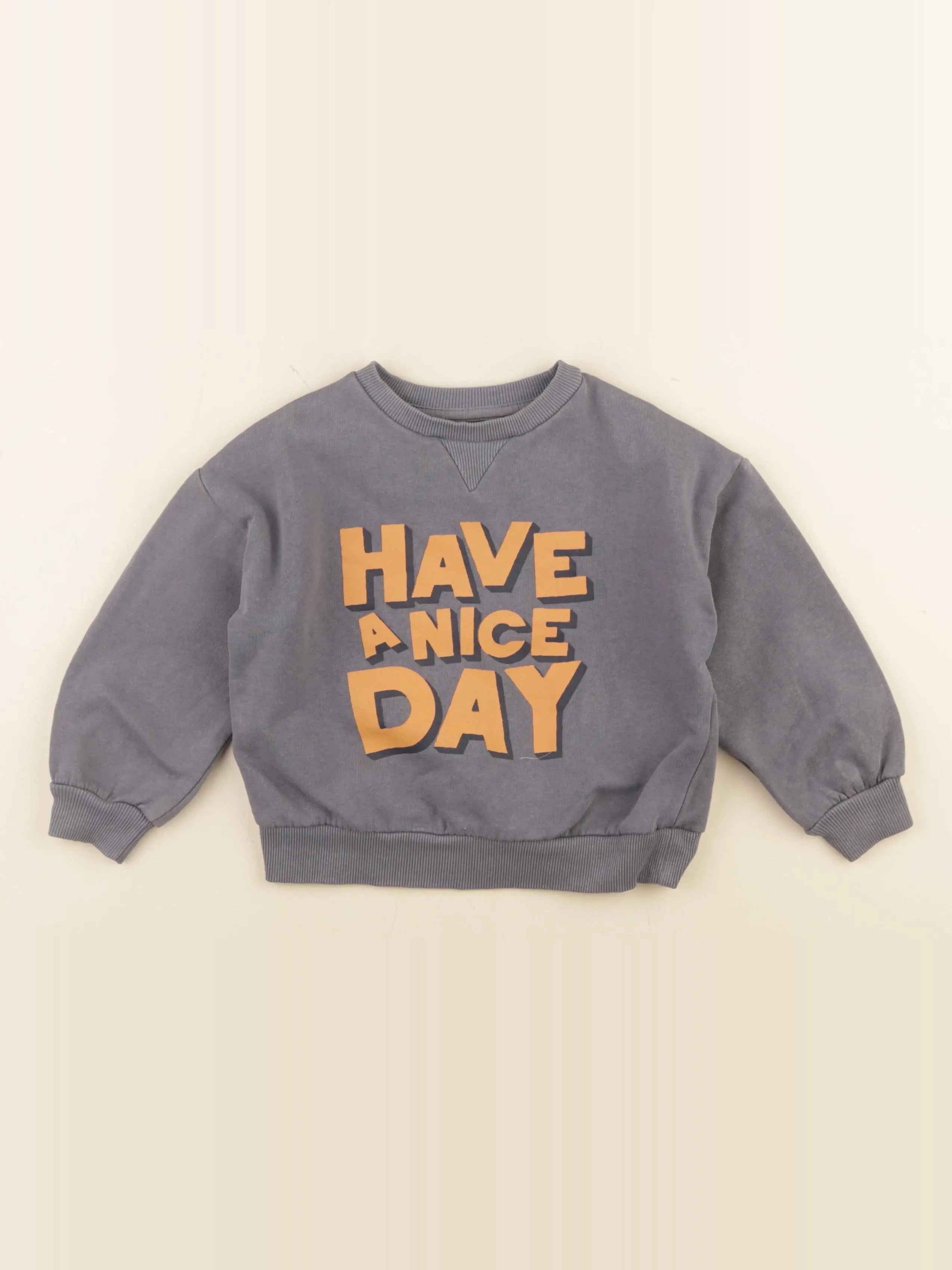 Vertbaudet - sweat gris - 3 ans