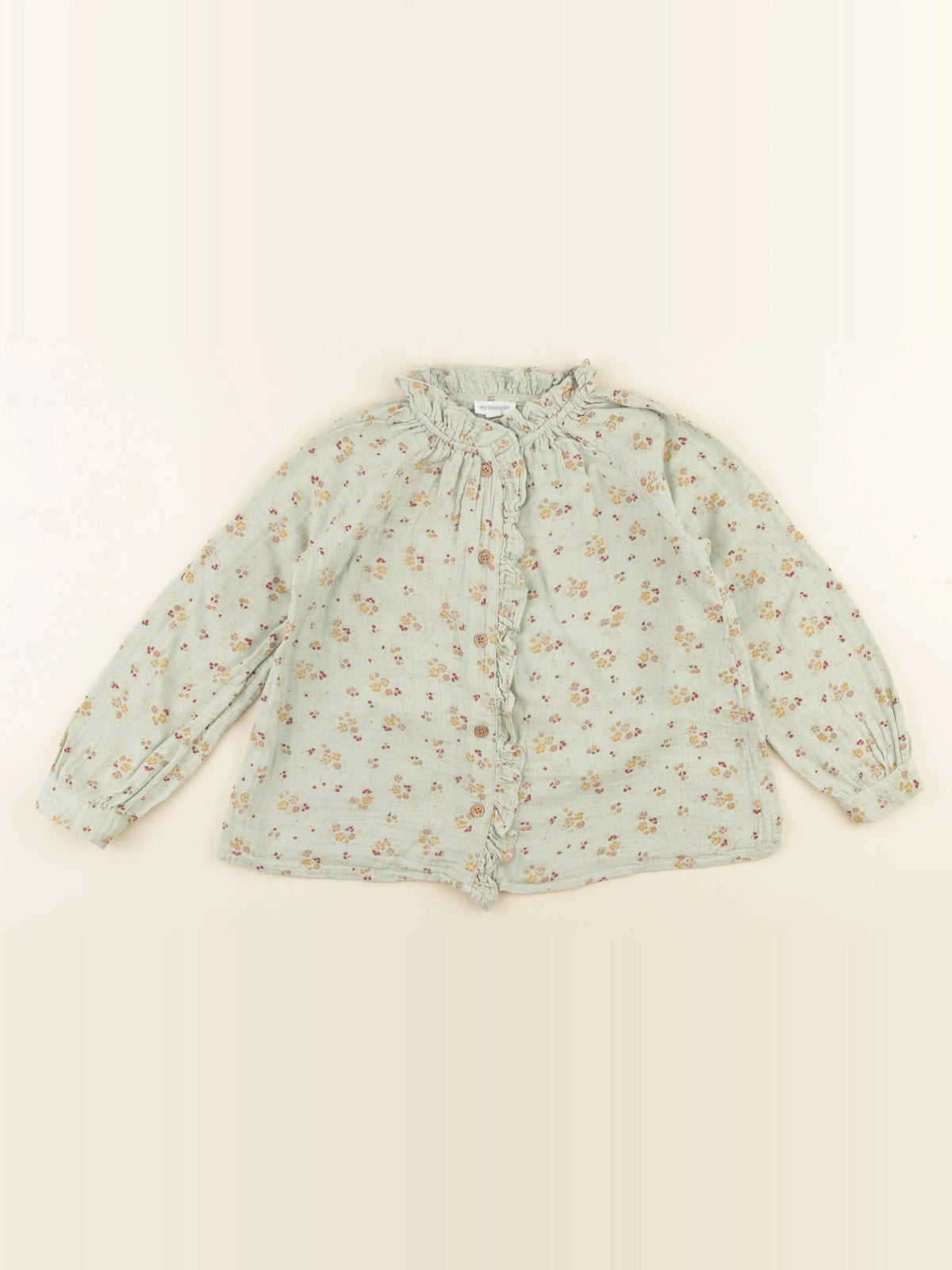 Vertbaudet - blouse vert - 6 ans