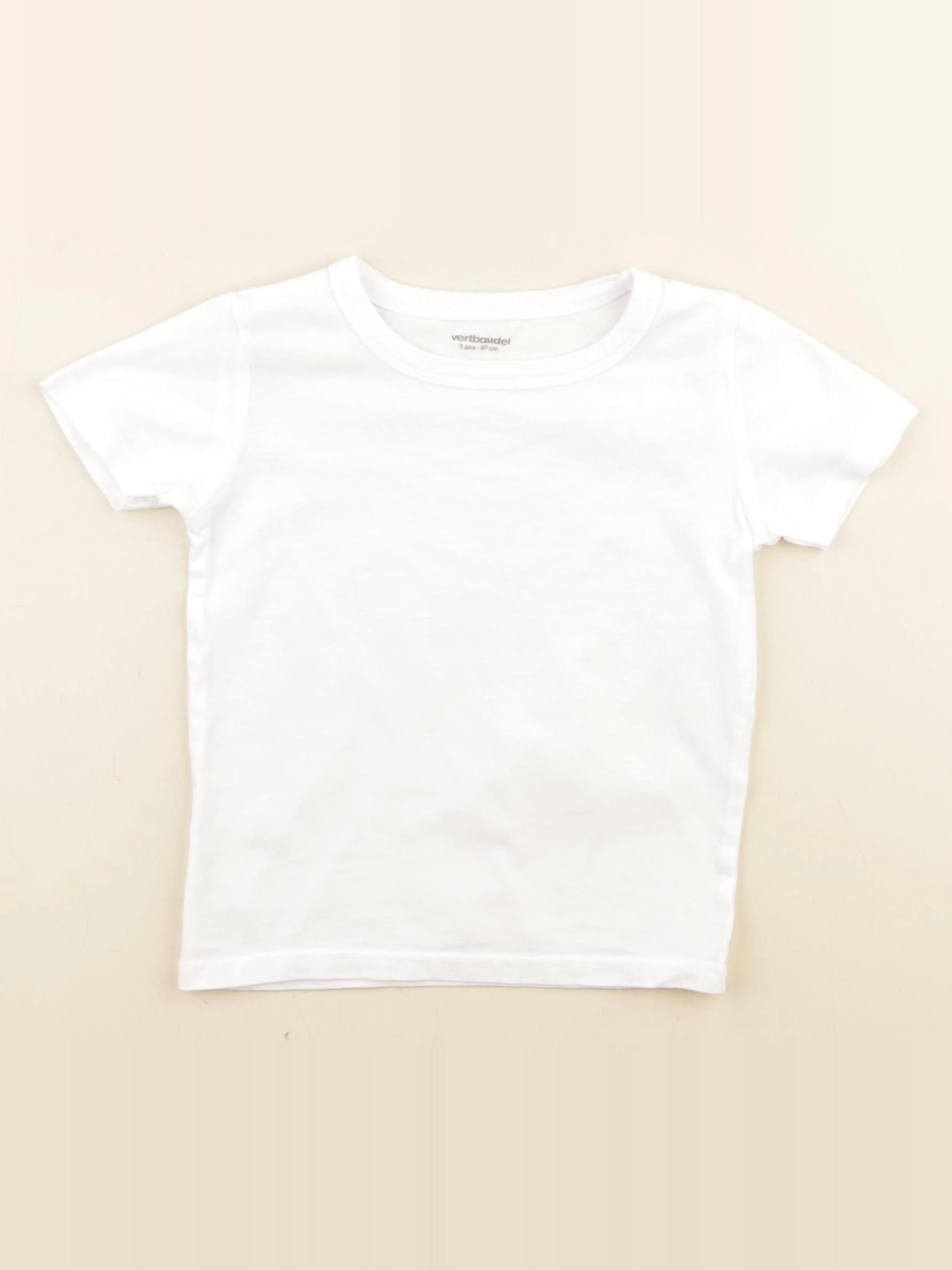 Vertbaudet - maillot de corps blanc - 3 ans