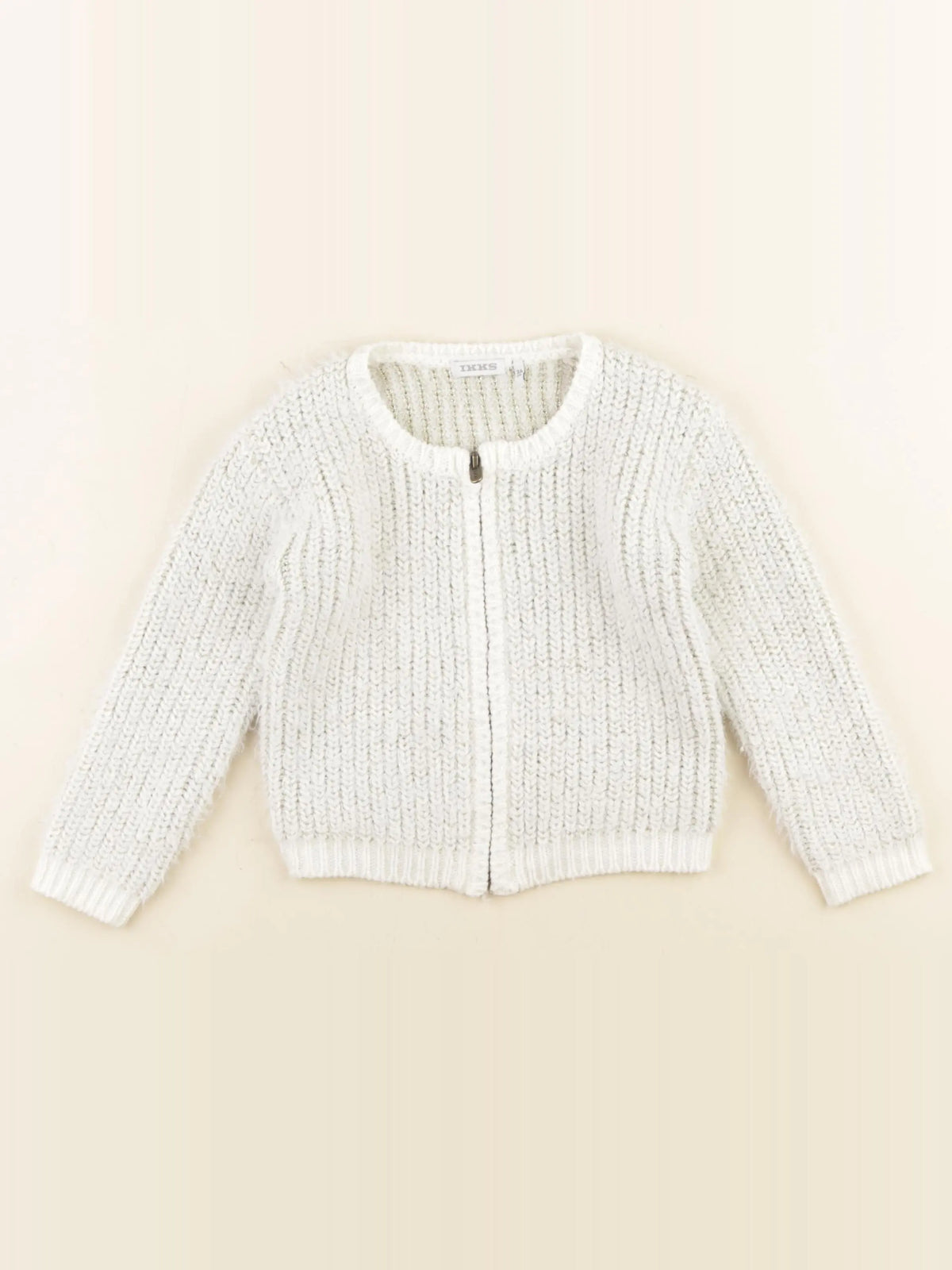 IKKS - gilet blanc, or - 3 ans