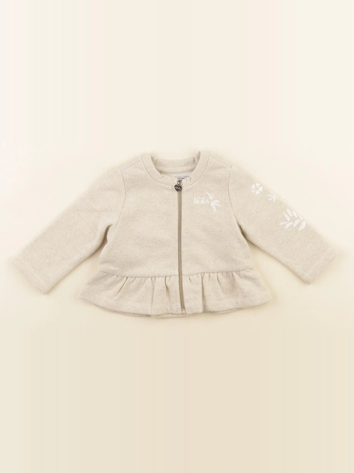 IKKS - sweat or, beige - 6 mois