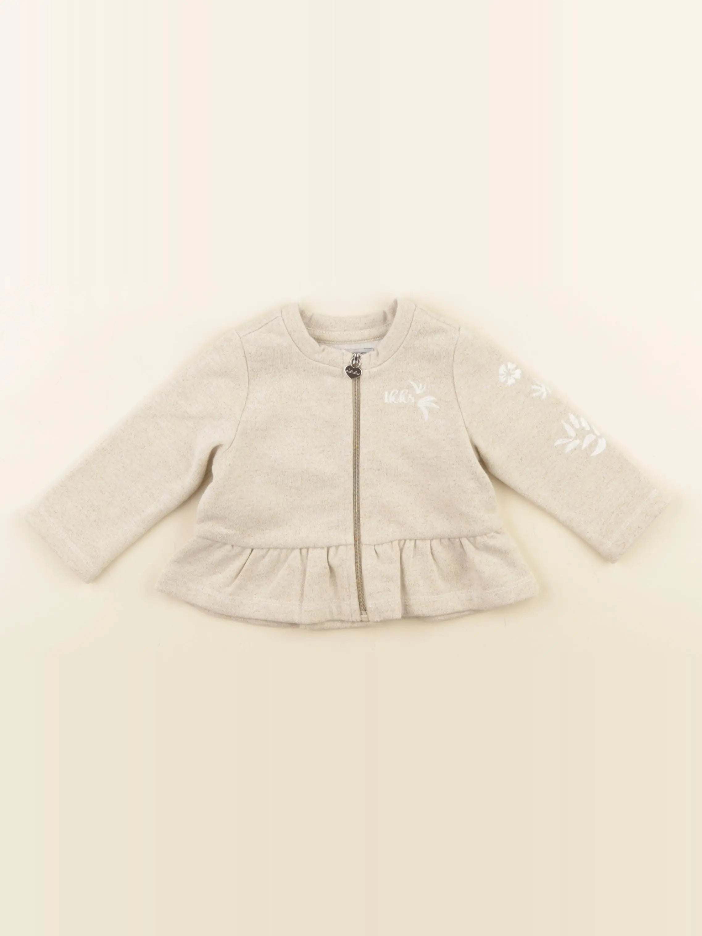 IKKS - sweat or, beige - 6 mois