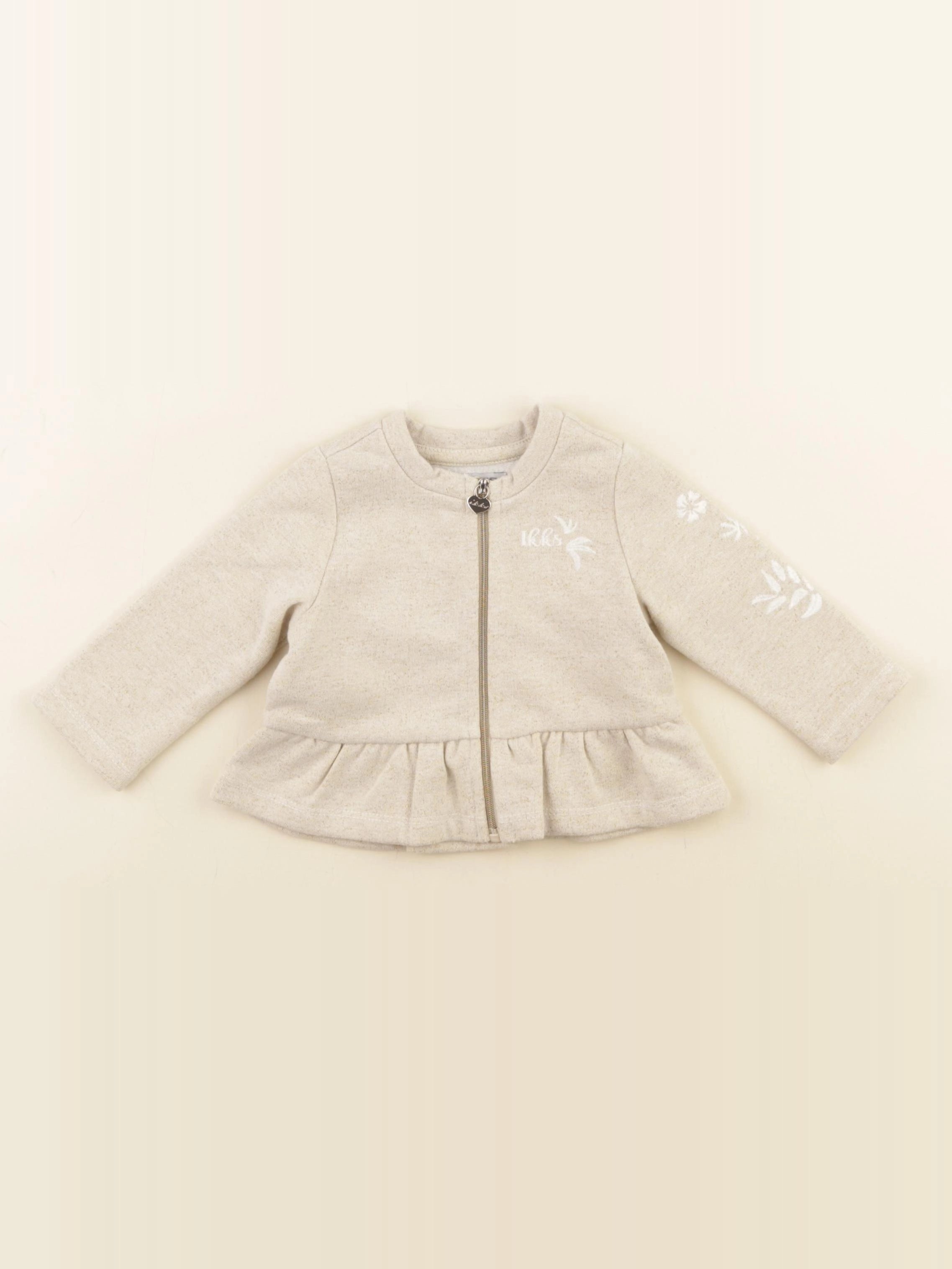 IKKS - sweat or, beige - 6 mois