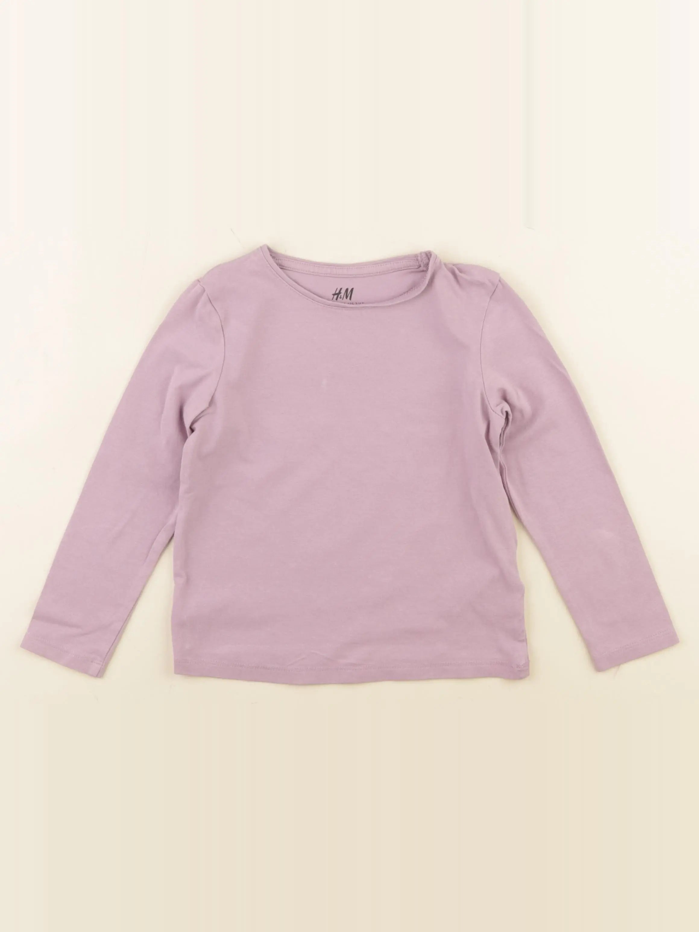 H&M - tee-shirt rose - 2/4 ans
