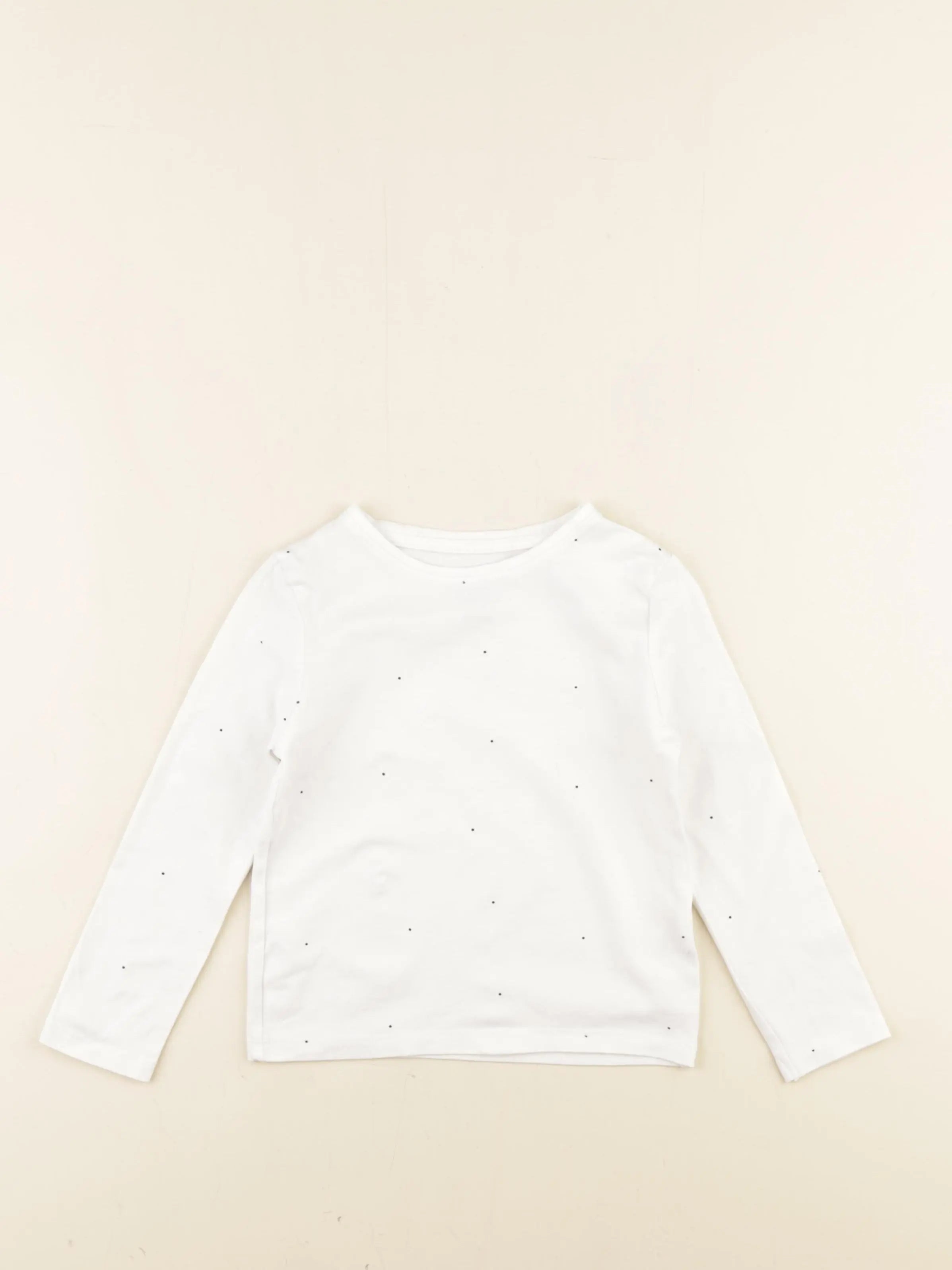 H&M - tee-shirt blanc - 2/4 ans