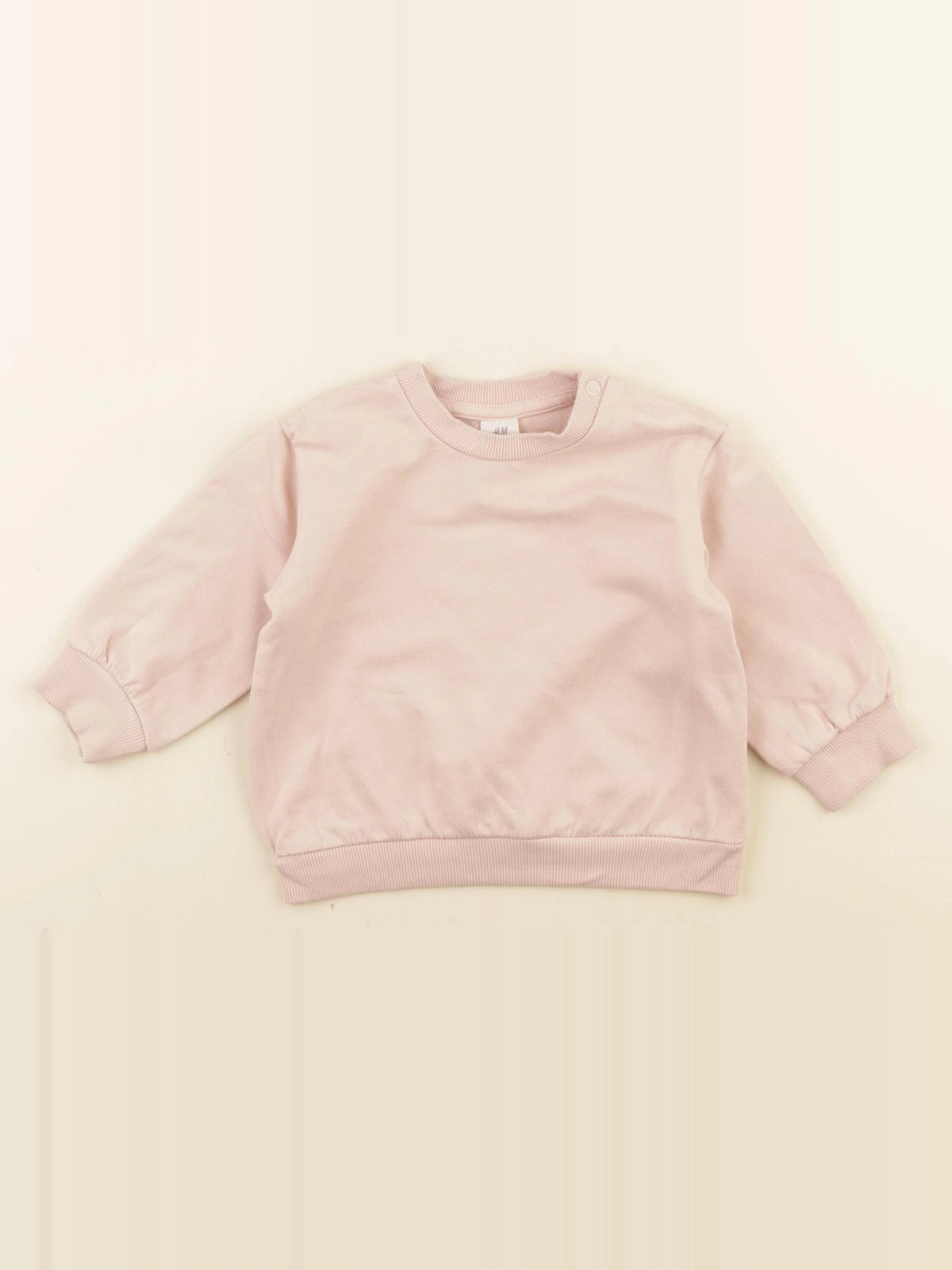 H&M - sweat rose - 9 mois