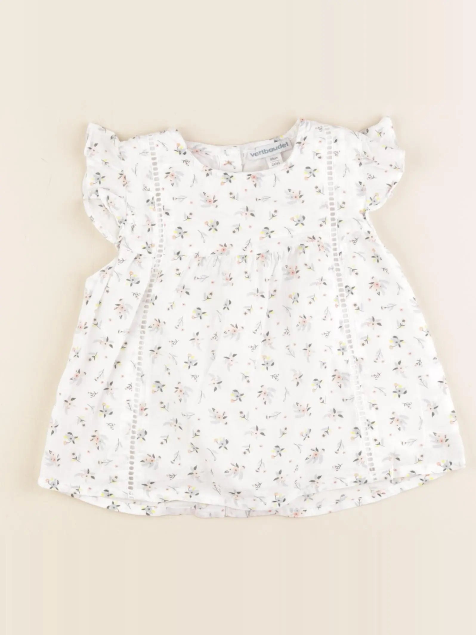 Vertbaudet - blouse multicolore - 2 ans