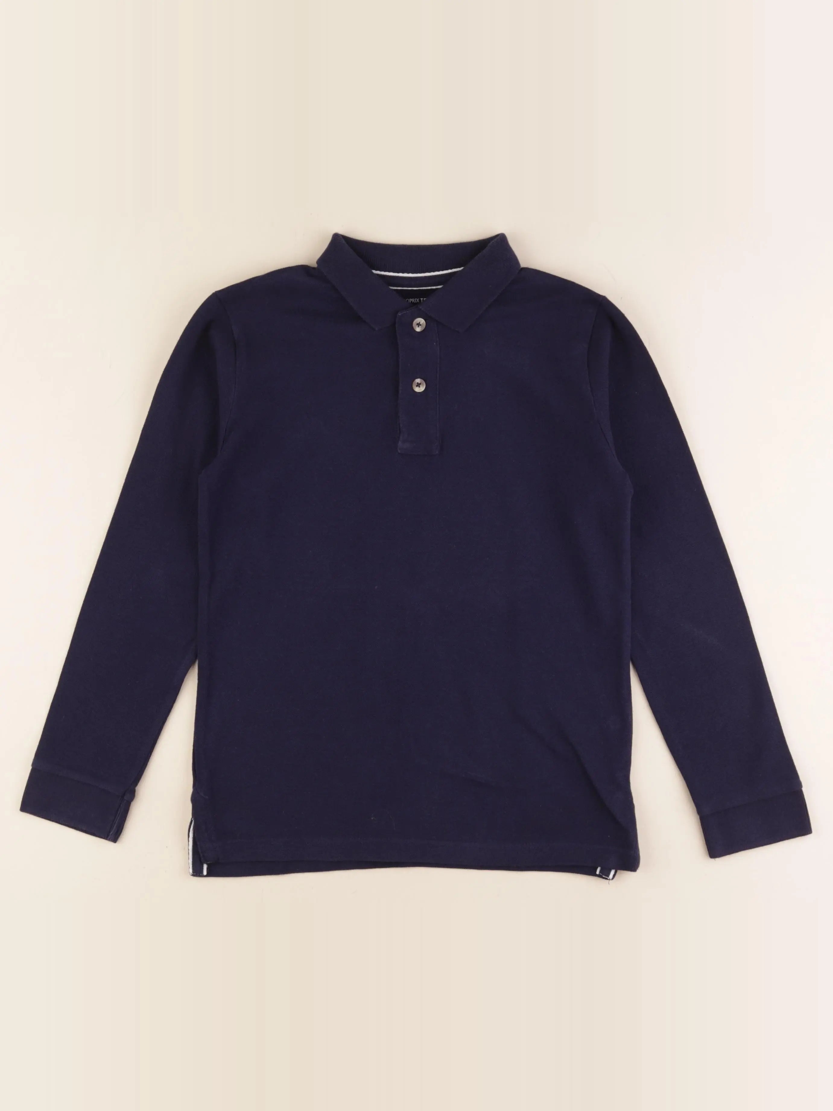 Monoprix - polo bleu - 10 ans