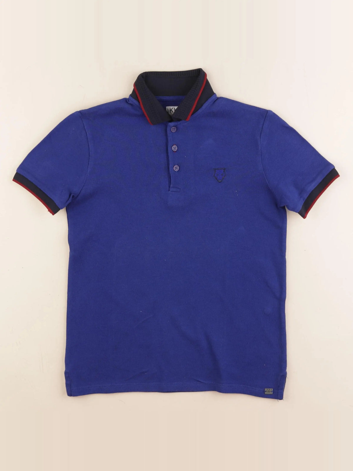 IKKS - polo bleu - 10 ans