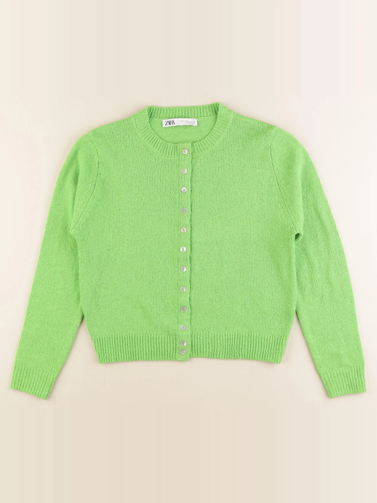 Zara - pull vert - 14 ans