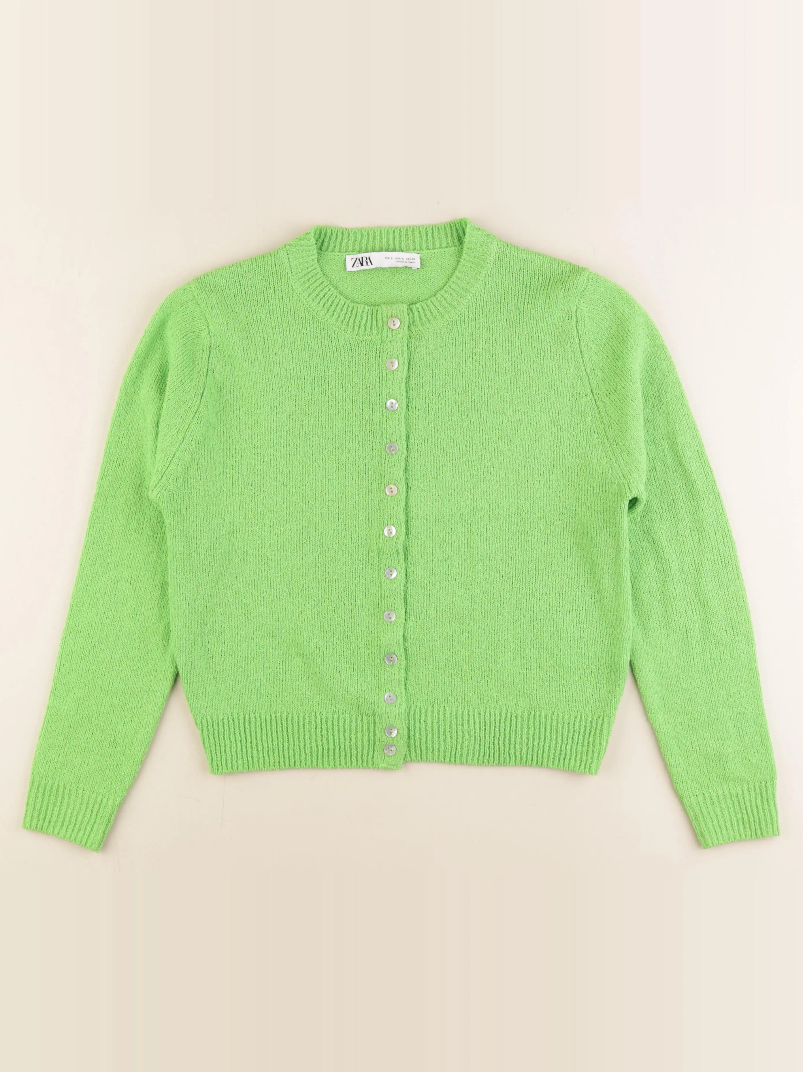 Zara - pull vert - 14 ans