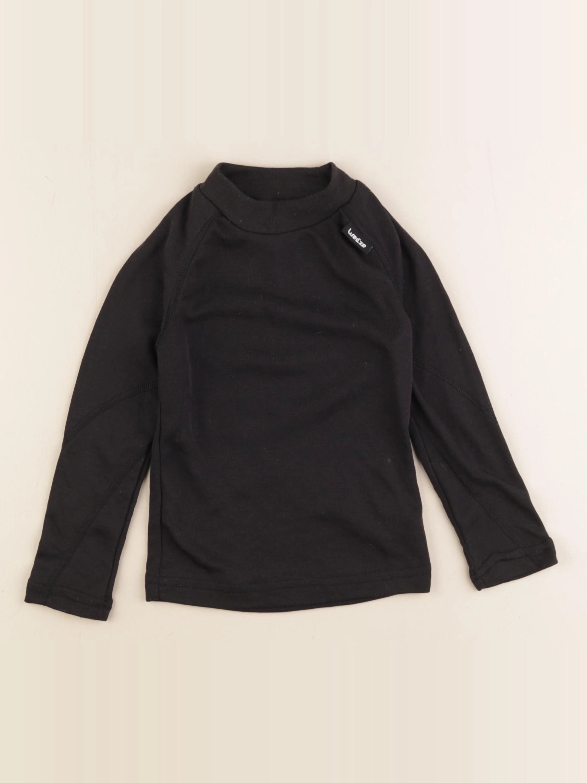 Decathlon ski - sous-pull technique noir - 4 ans