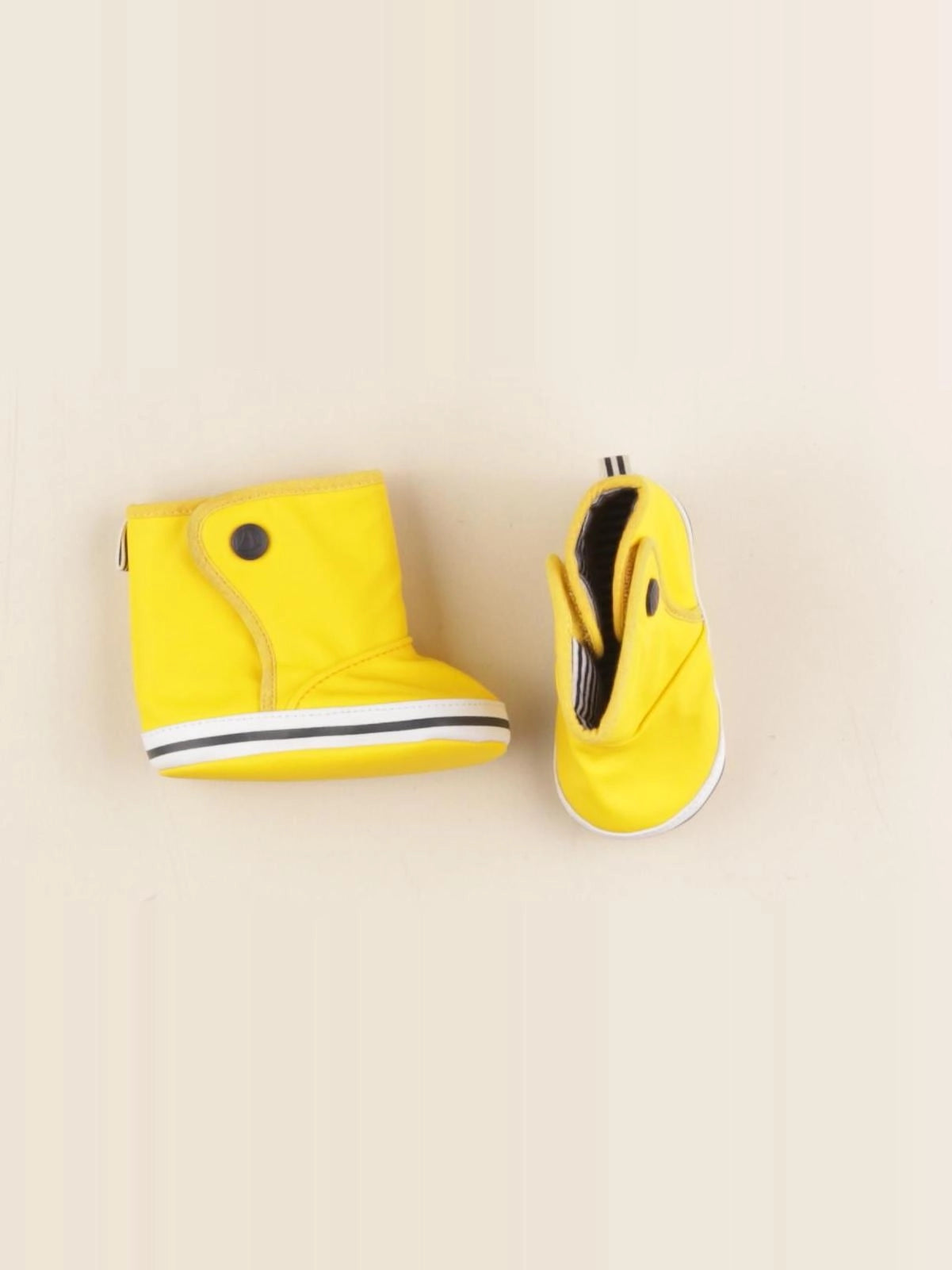 Petit Bateau - chaussons jaune - pointure 19/20