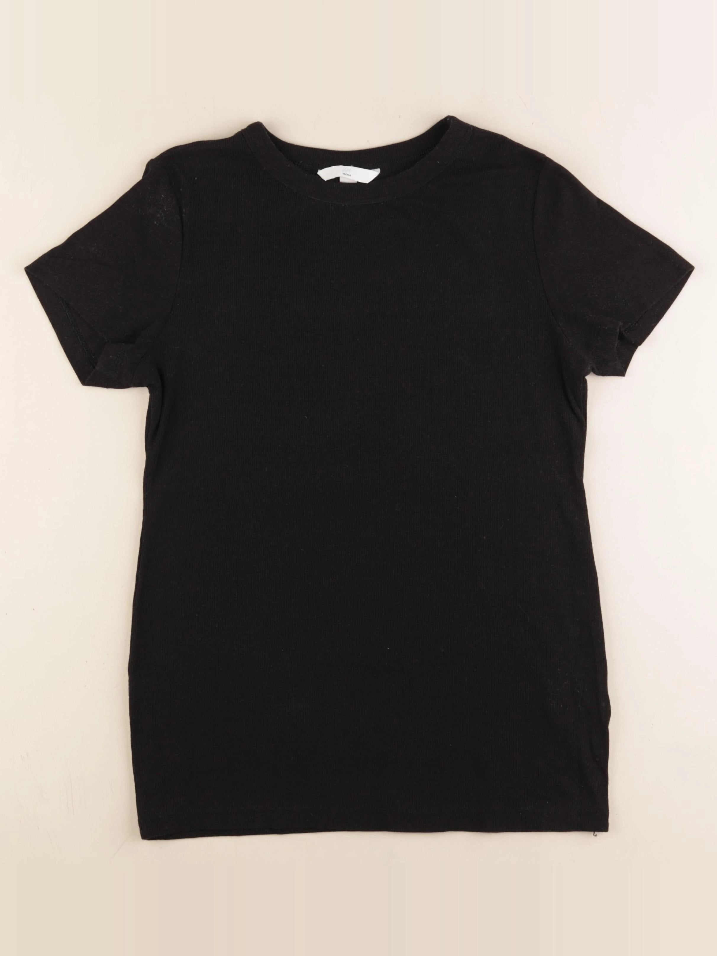 H&M - tee-shirt grossesse noir - m
