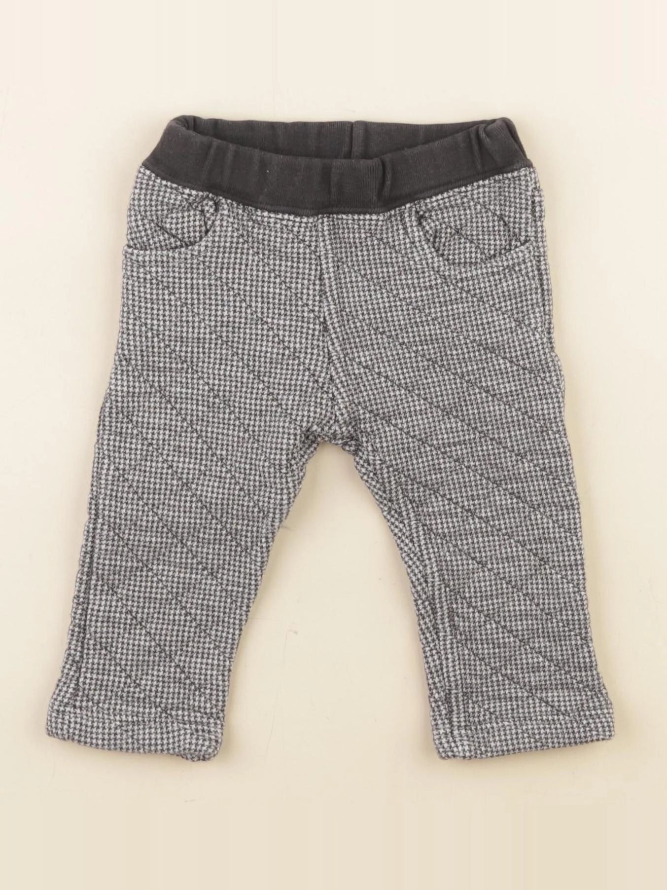 Petit Bateau - pantalon bleu - 3 mois