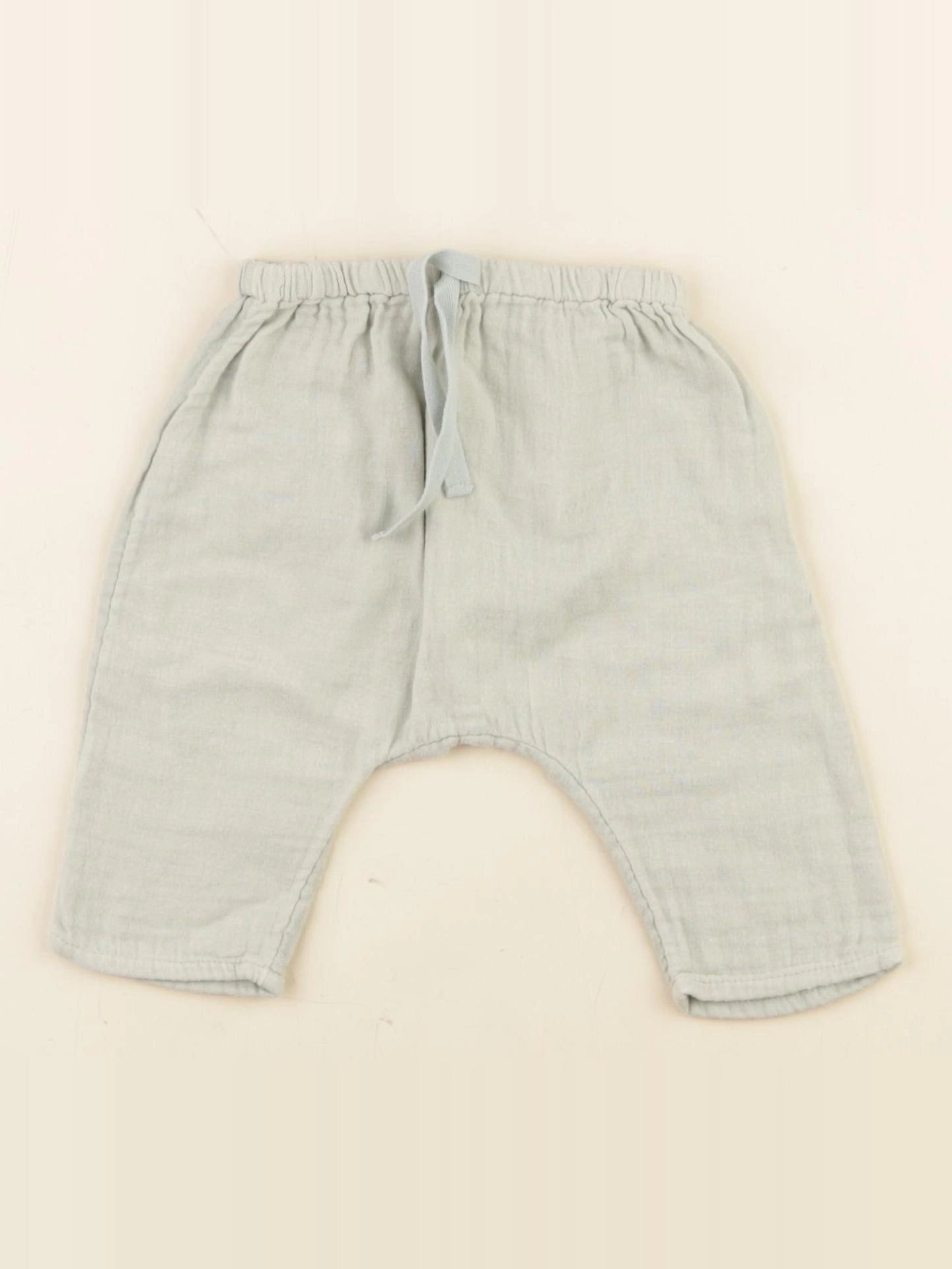 Petit Bateau - pantalon vert - 3 mois