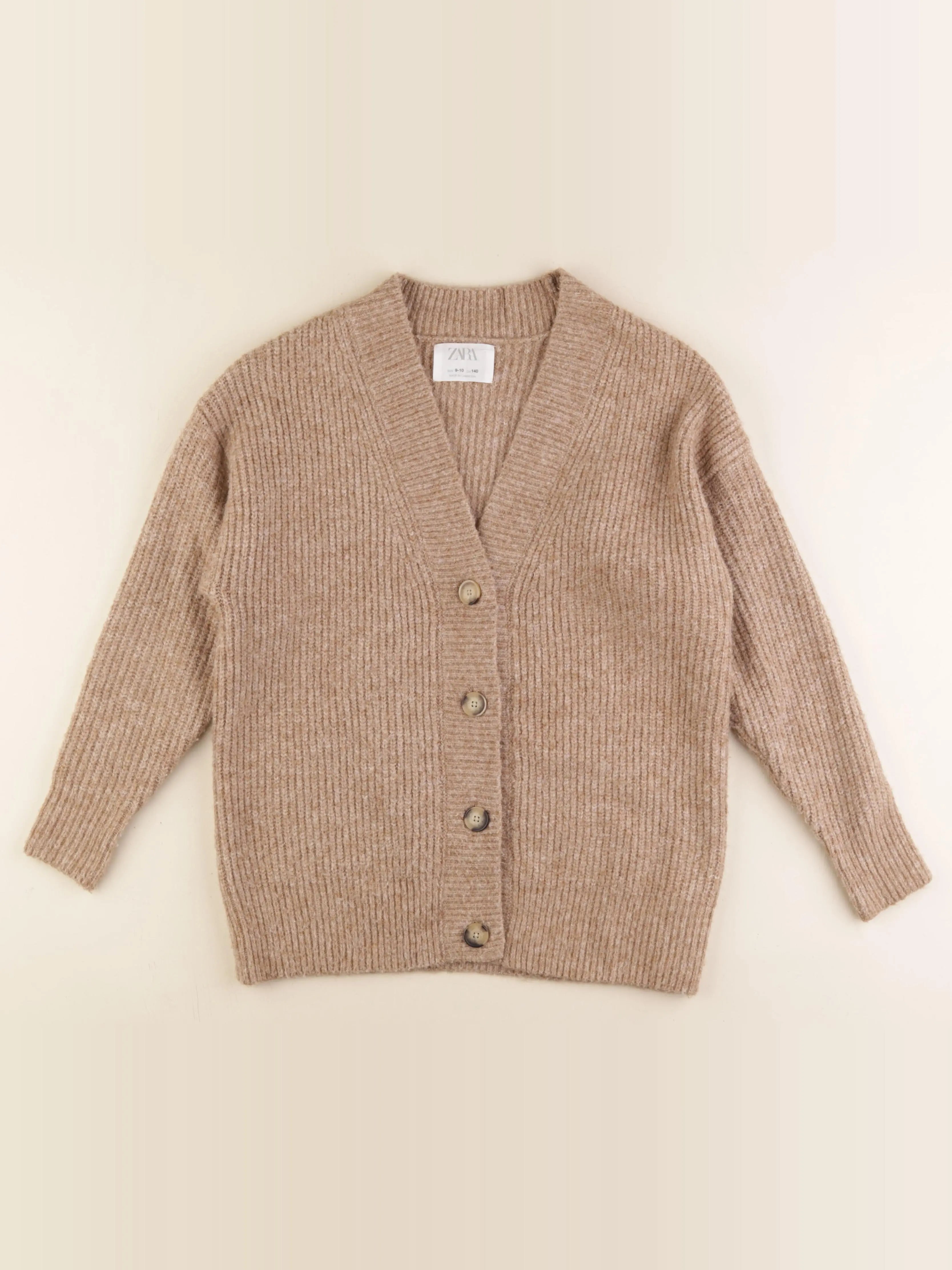 Zara - gilet beige - 9/10 ans