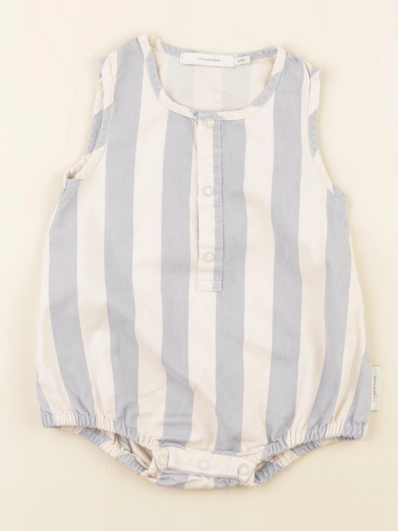 Tiny Cottons - combinaison bleu, blanc - 6/12 mois