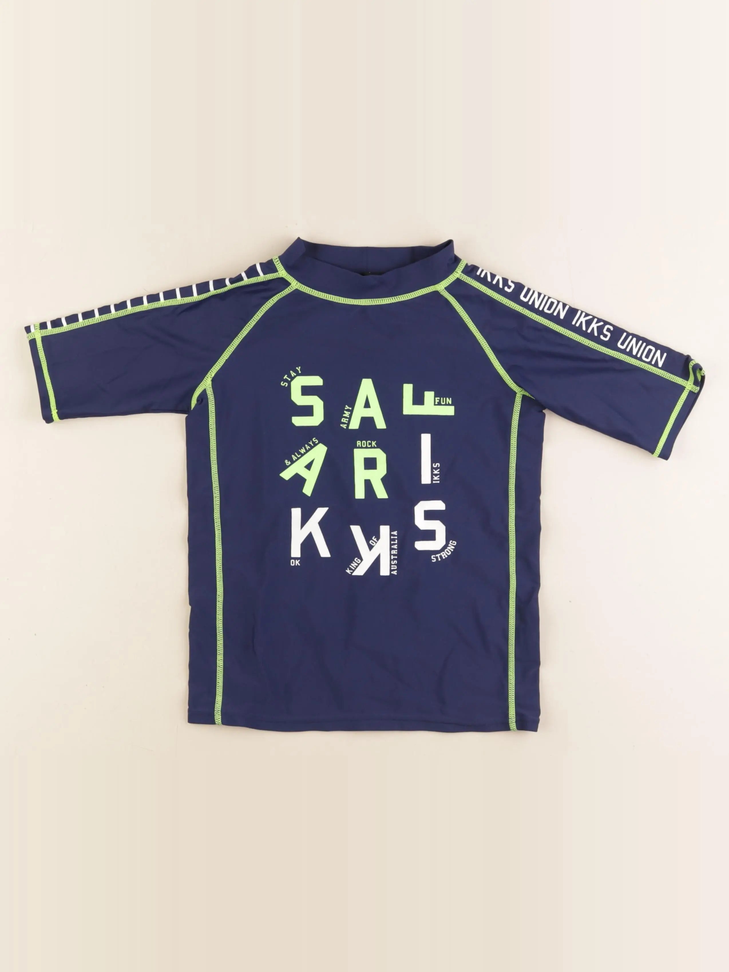 IKKS - tee-shirt de bain bleu - 8 ans