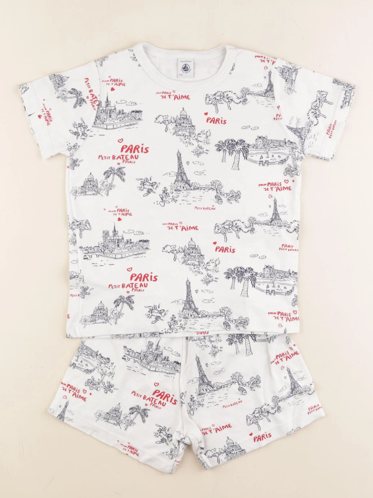 Petit Bateau - pyjama coton multicolore - 6 ans