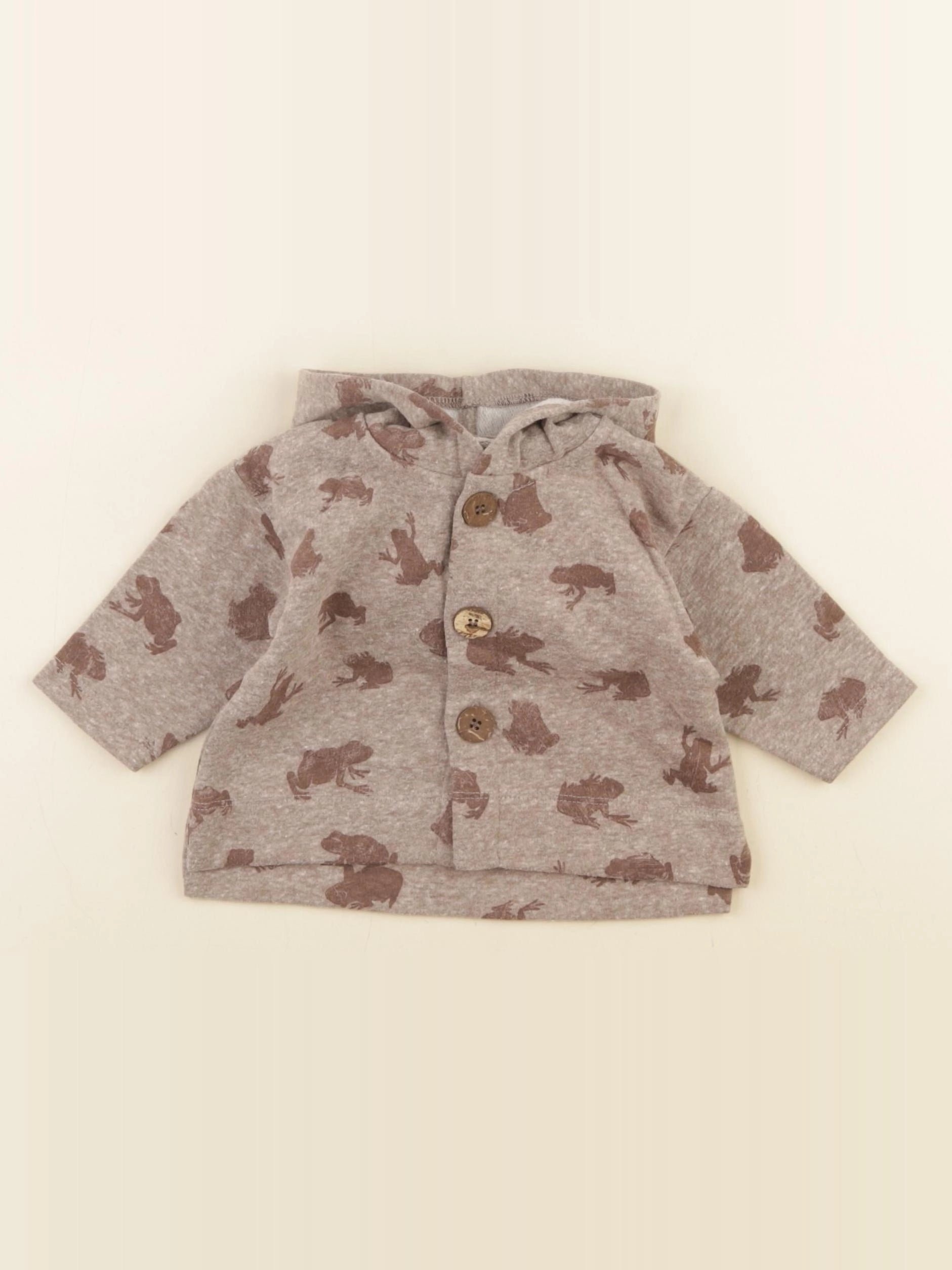 Play Up - sweat marron - 3 mois